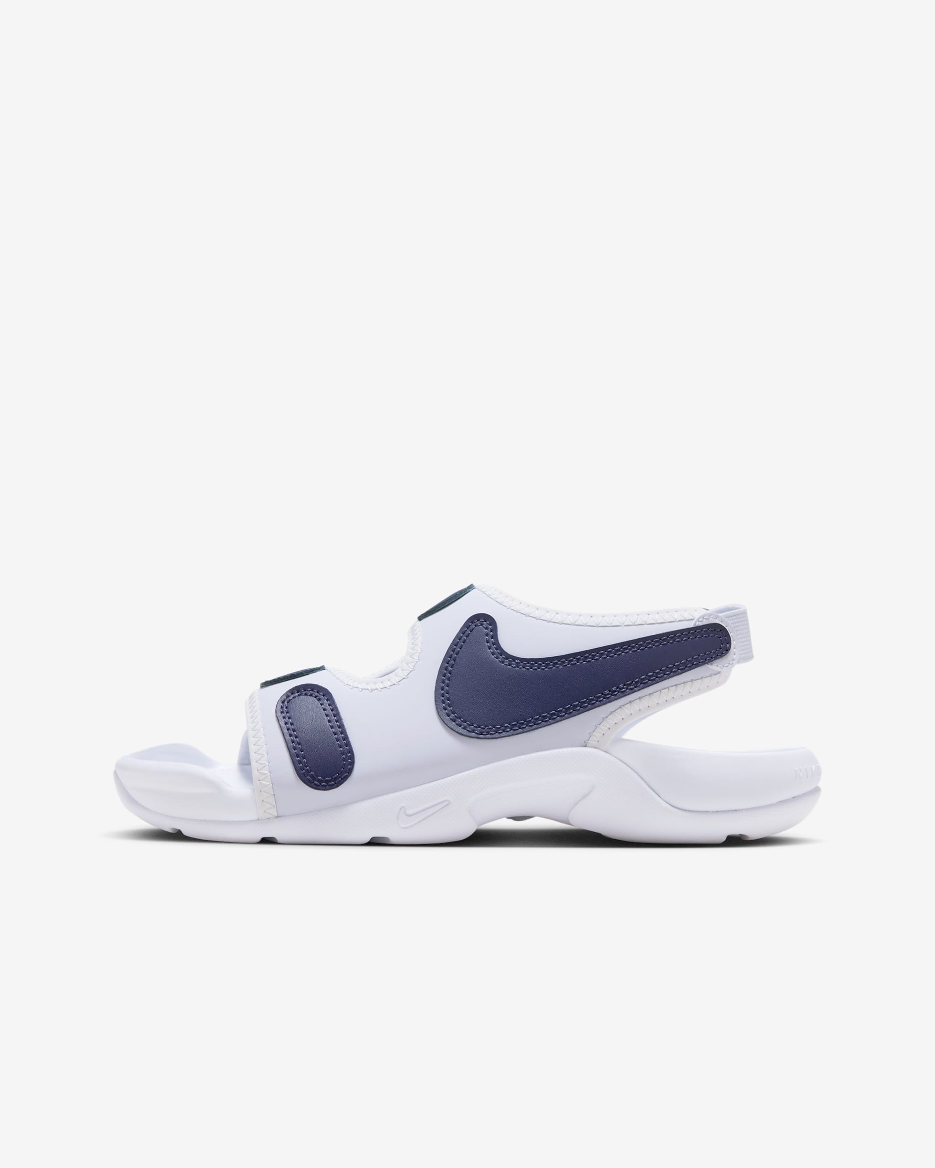 Nike Sunray Adjust 6 Big Kids' Slides - Football Grey/Summit White/White/Midnight Navy