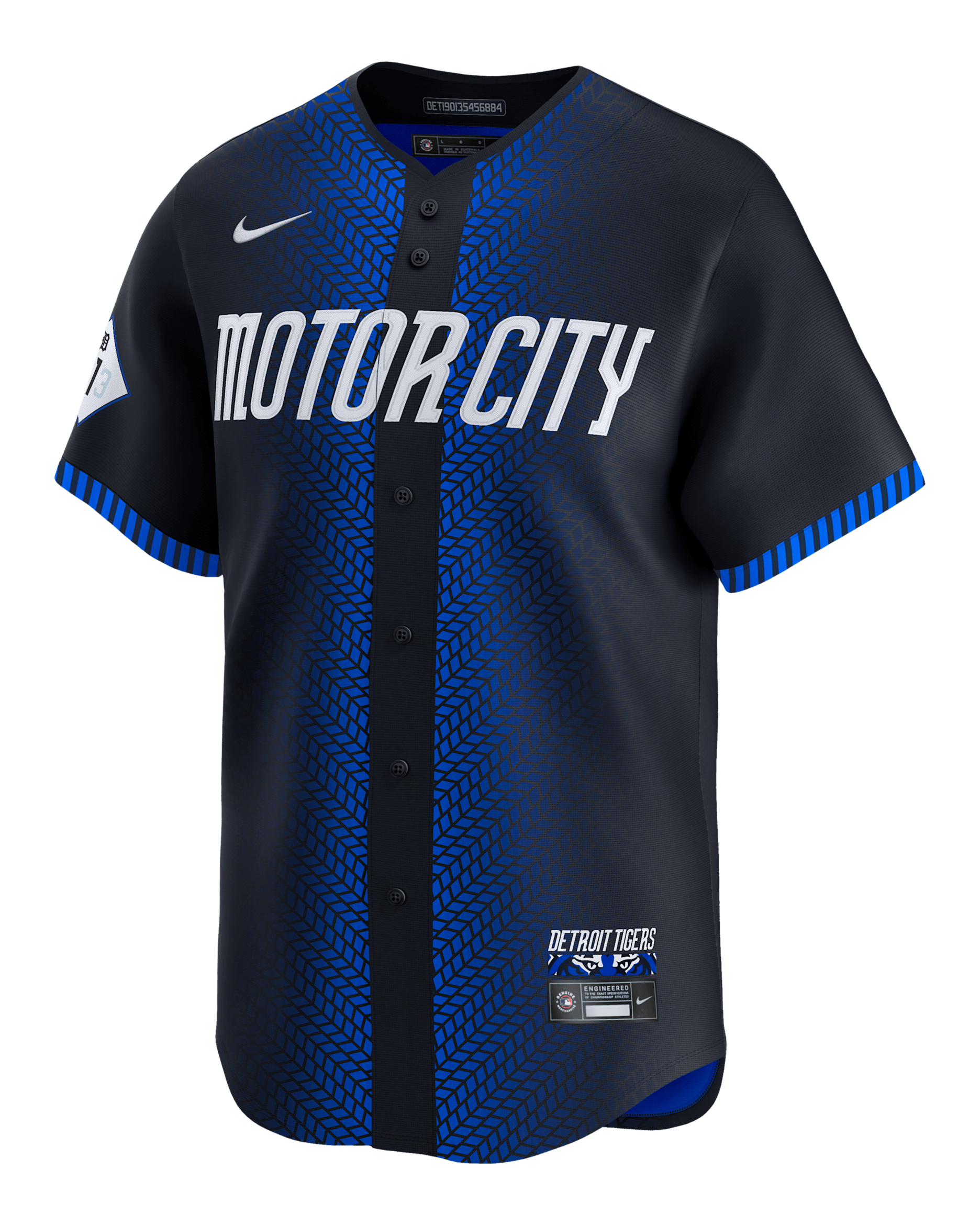 Javier Báez Detroit Tigers City Connect Men's Nike Dri-FIT ADV MLB Limited Jersey - Pitch Blue