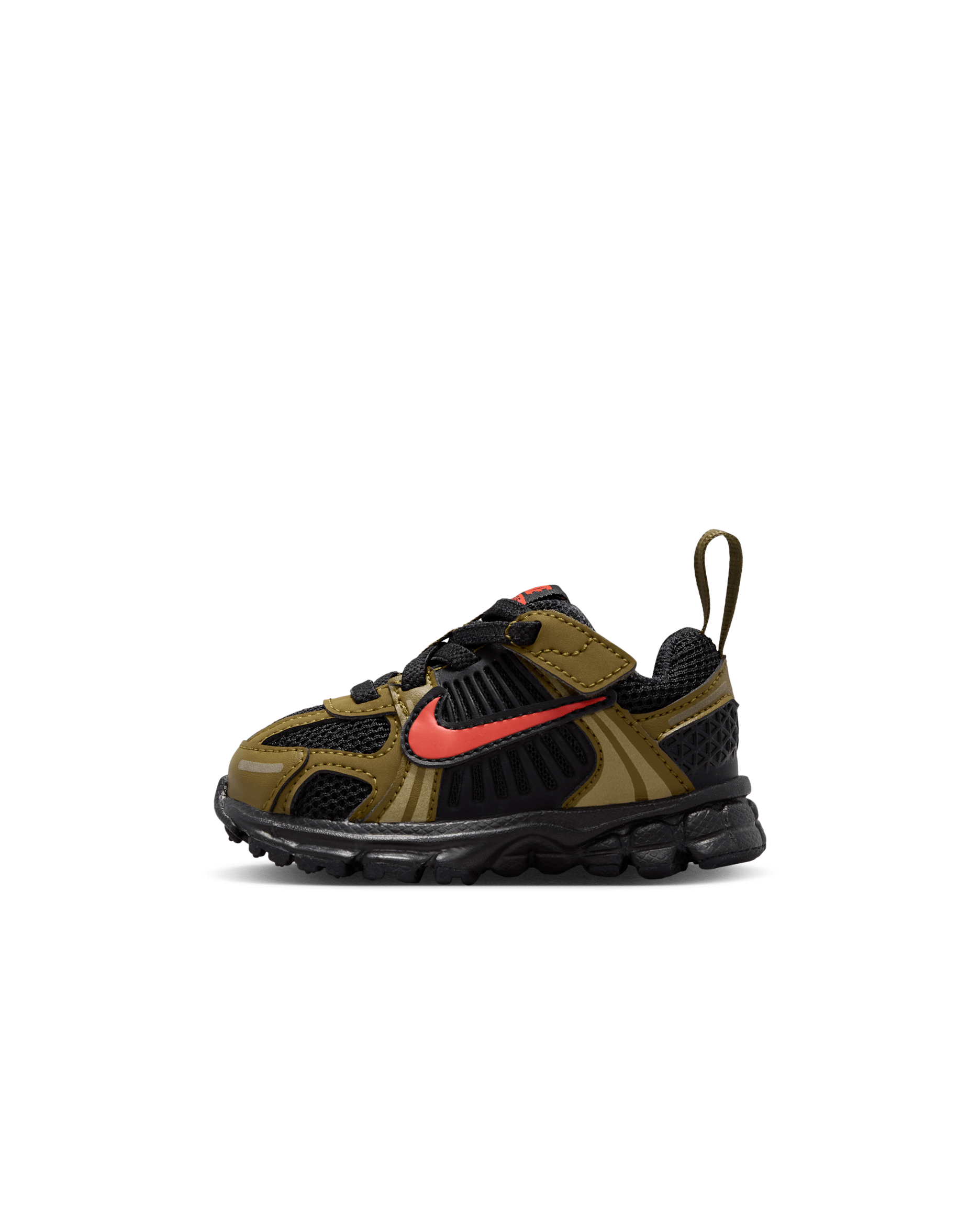 Chaussure Nike Vomero 5 pour bébé et tout-petit - Noir/Olive Flak/Quantum Moss/Picante Red