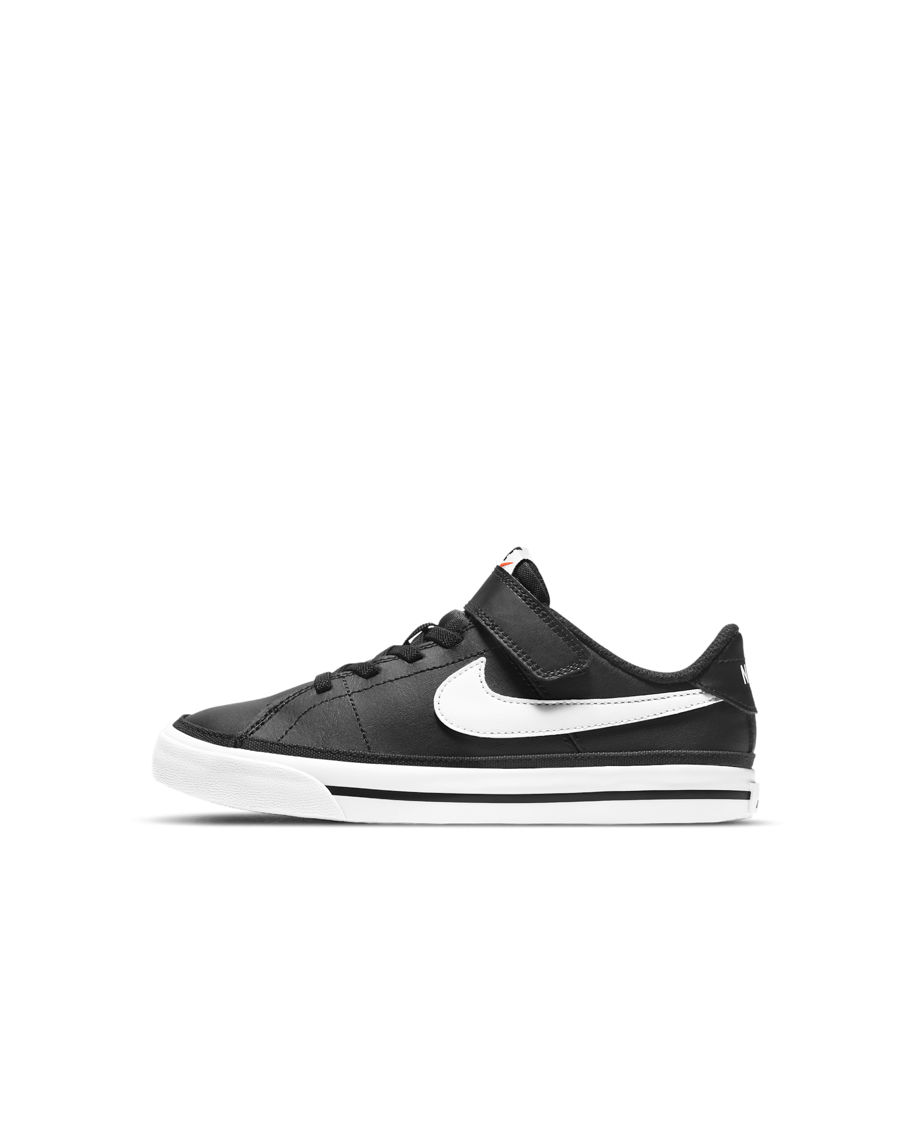 NikeCourt Legacy Younger Kids' Shoes - Black/Gum Light Brown/White
