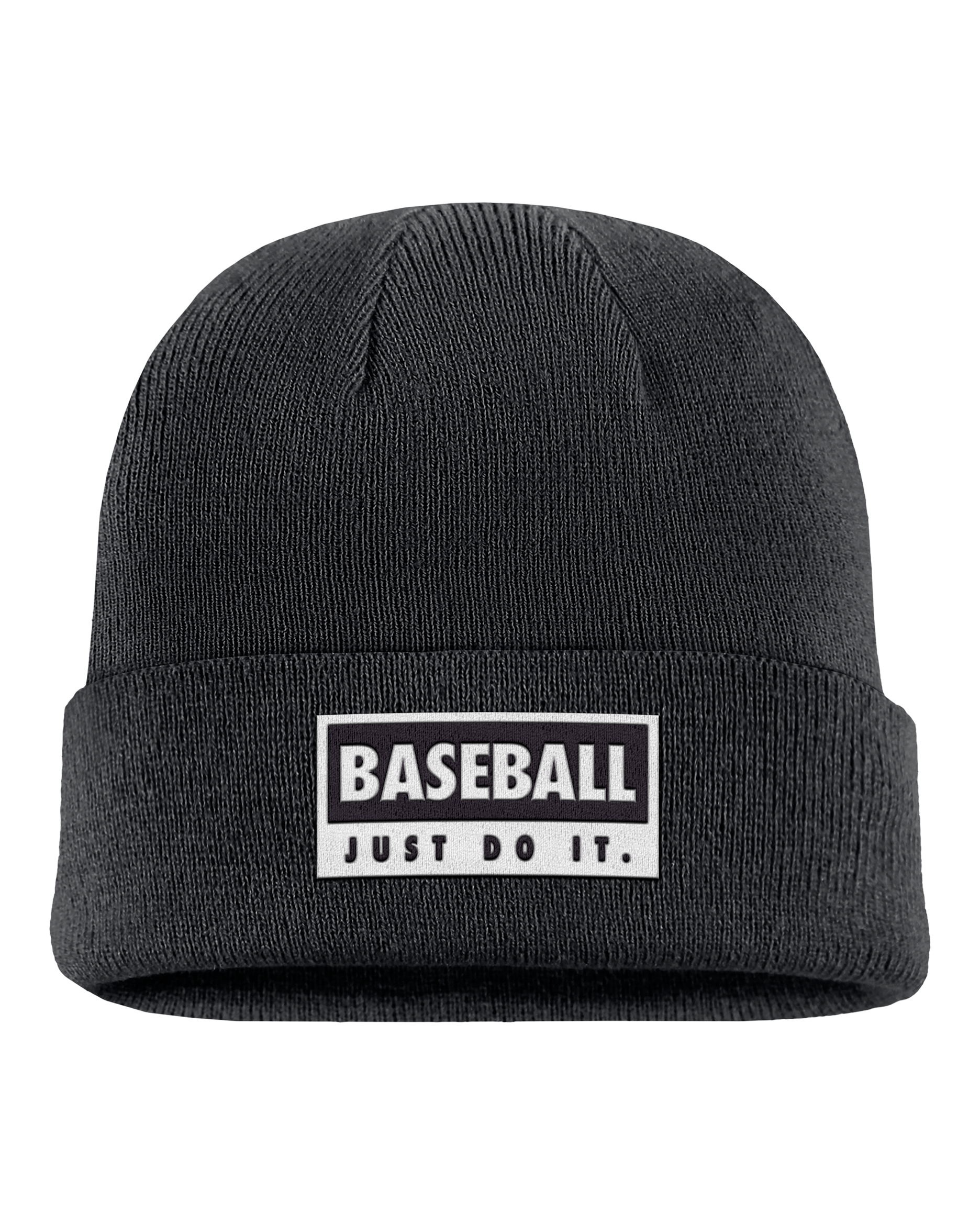 Nike Swoosh Peak Baseball Beanie - Black