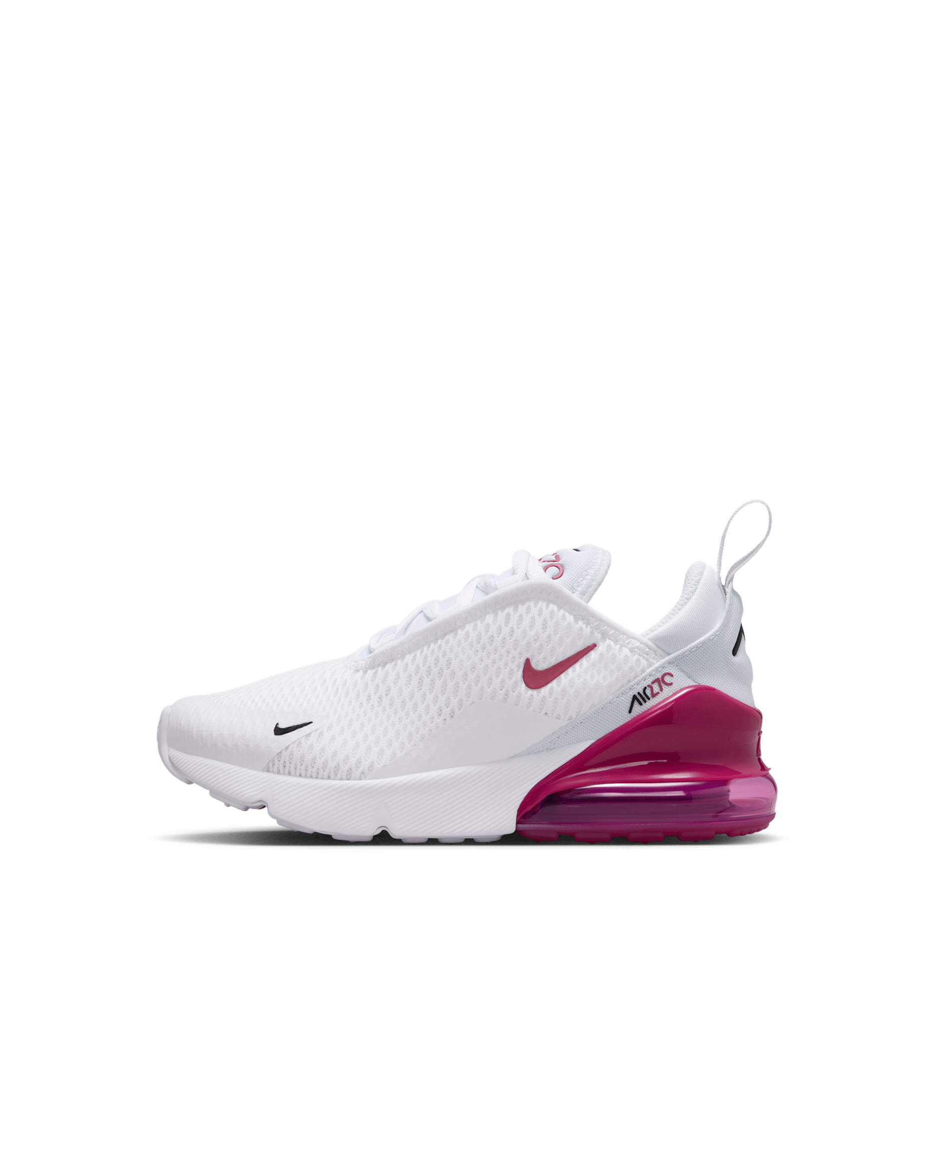 Nike Air Max 270 Little Kids' Shoes - White/Black/Sweet Beet