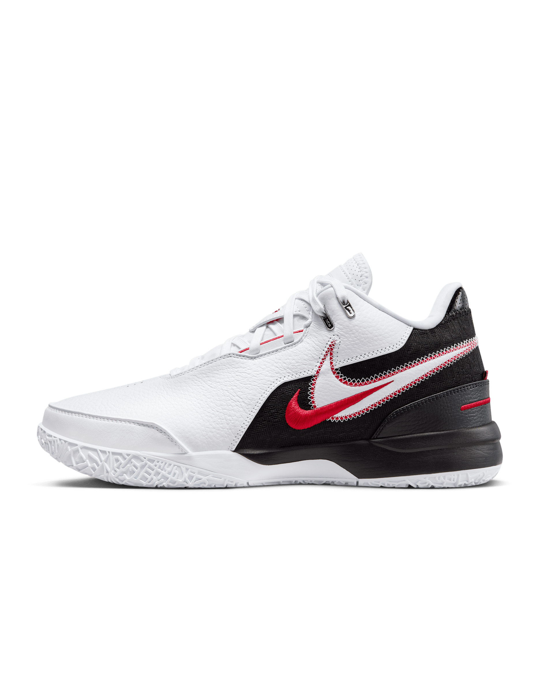 LeBron NXXT Gen AMPD 籃球鞋 - 白色/University Red/Metallic Silver/黑色