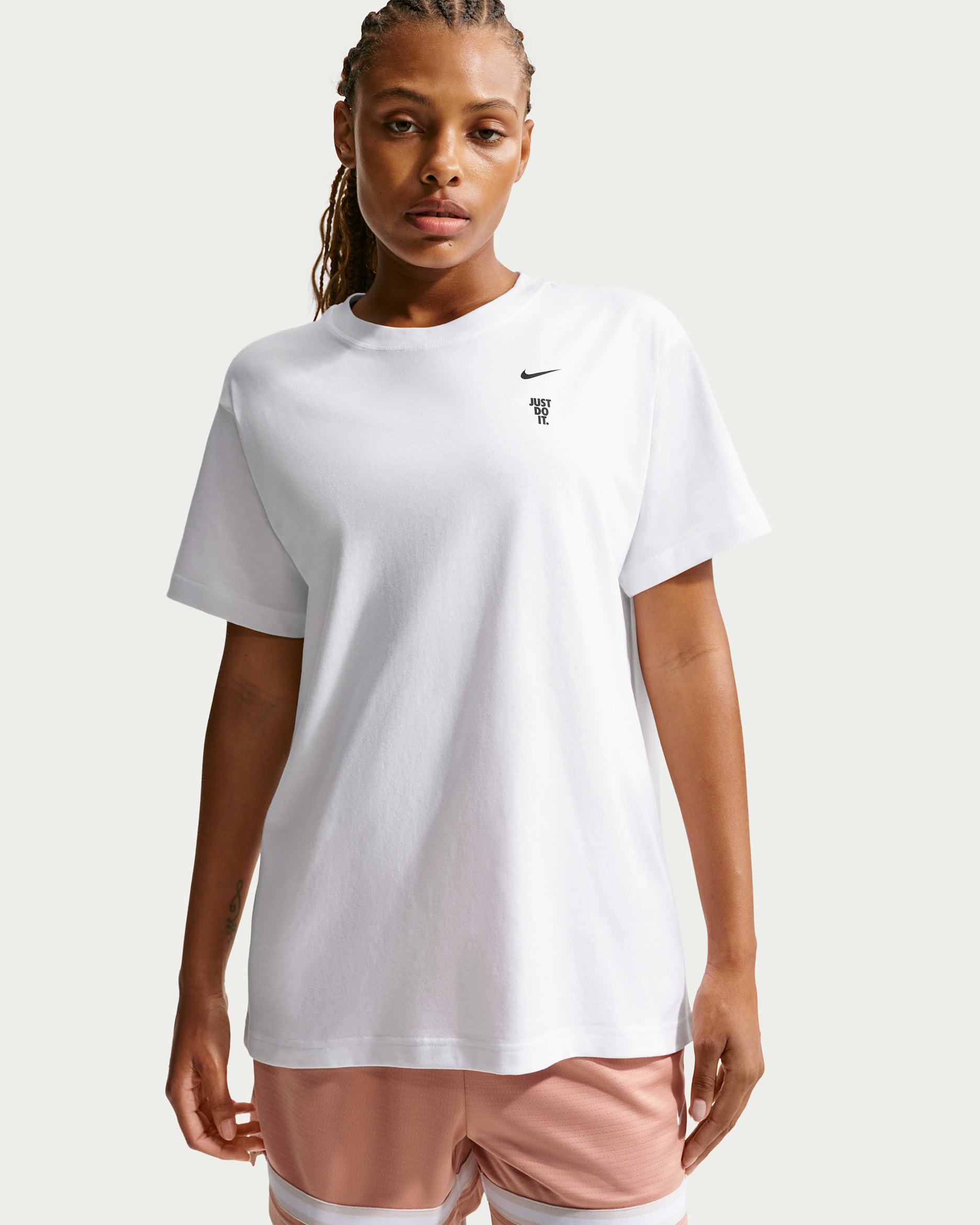 Nike Women's Short-Sleeve Basketball T-Shirt - White
