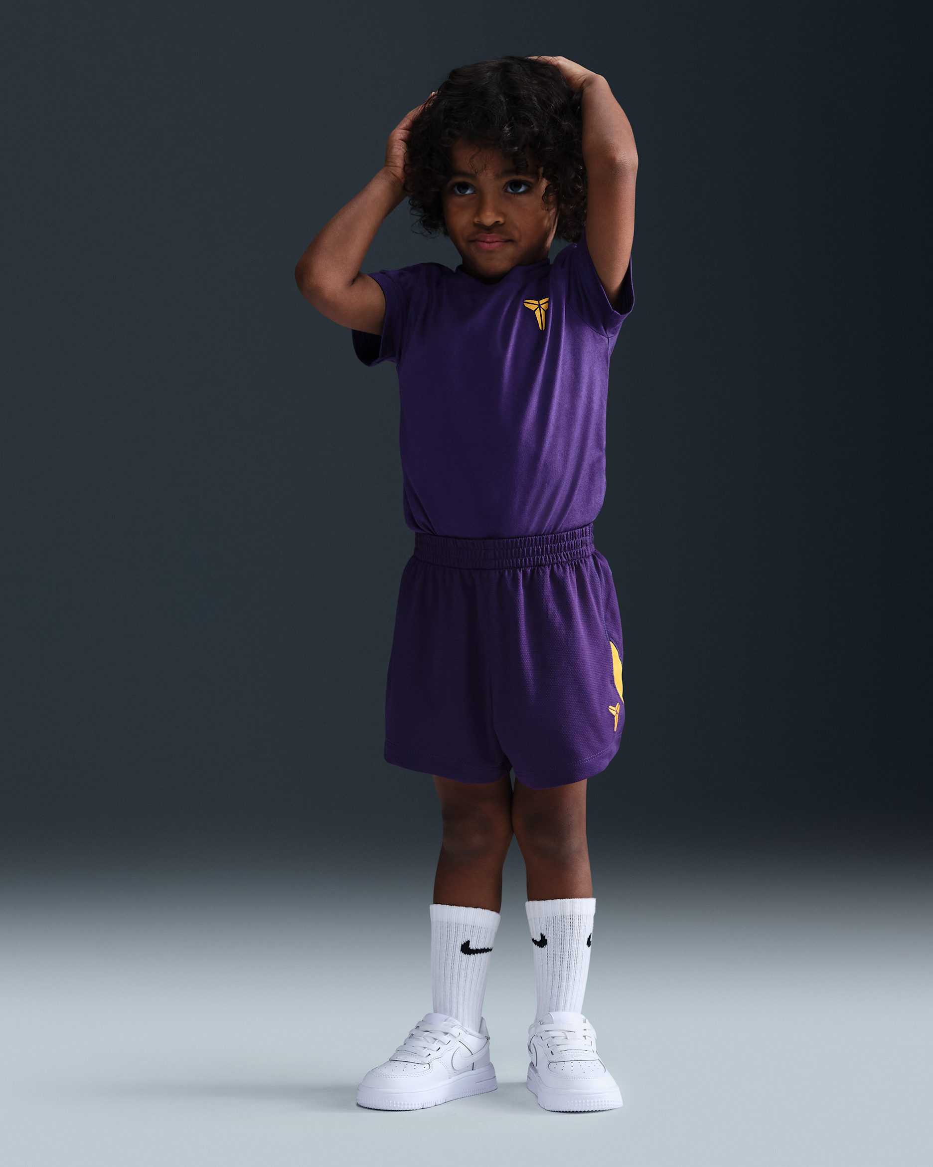 Shorts infantiles Nike Dri-FIT Kobe Bryant - Morado cancha