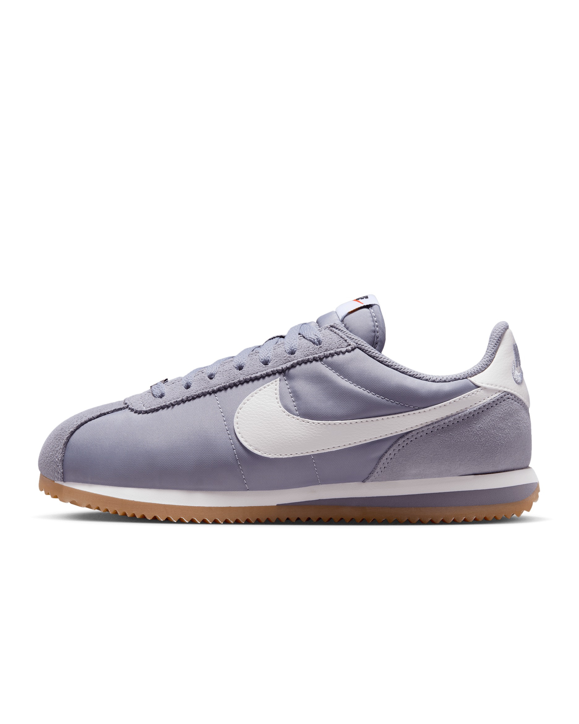 Nike Cortez Textile Shoes - Cement Grey/Gum Light Brown/Safety Orange/Sail