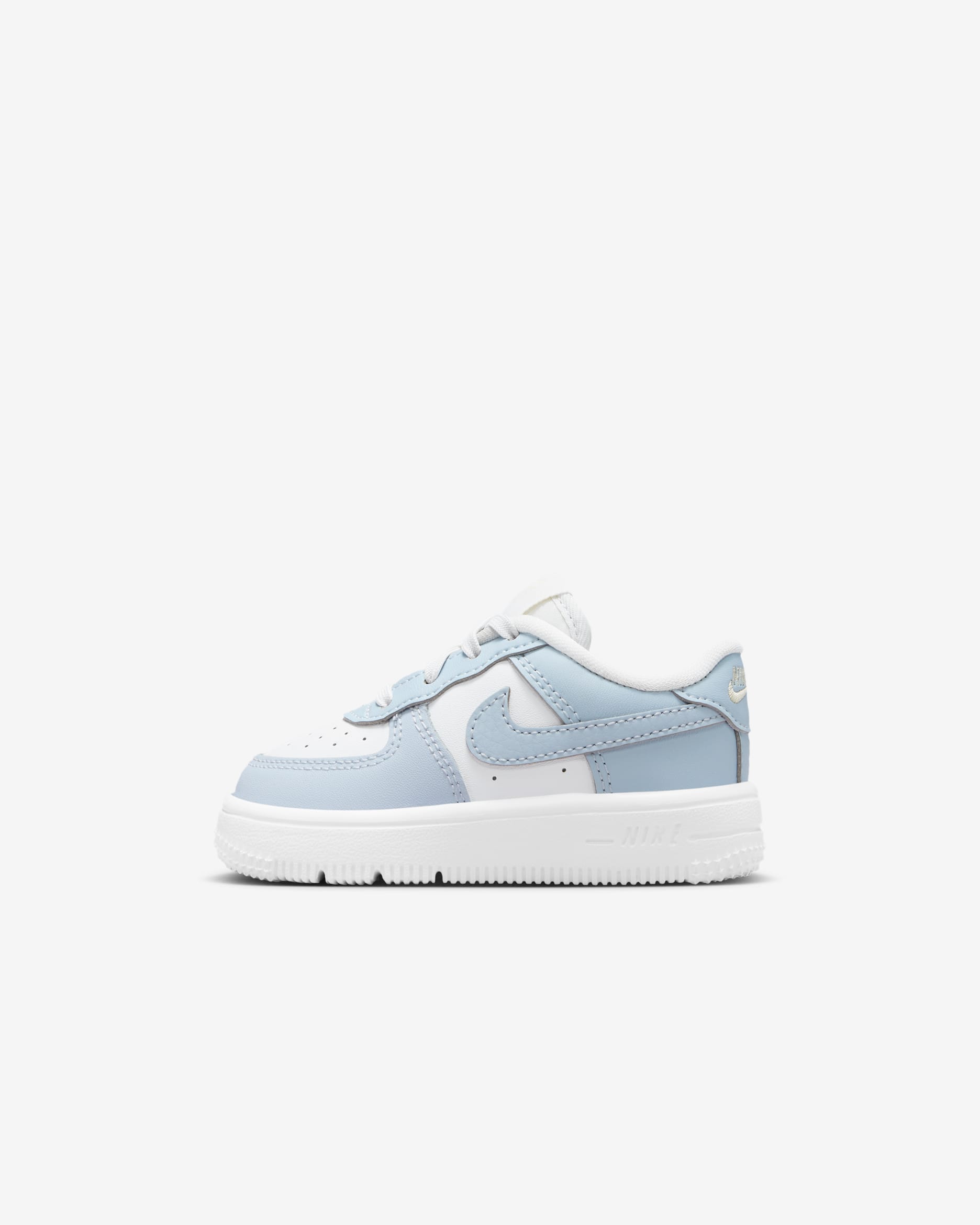 Tenis para bebé e infantil Nike Force 1 Low - Tinte platino/Alabastro/Blanco/Halo