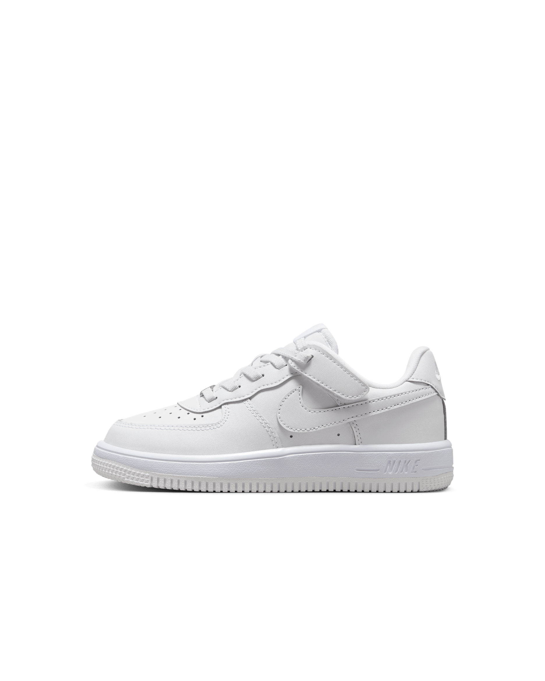 Nike Force 1 Low EasyOn Little Kids' Shoes - White/White/White