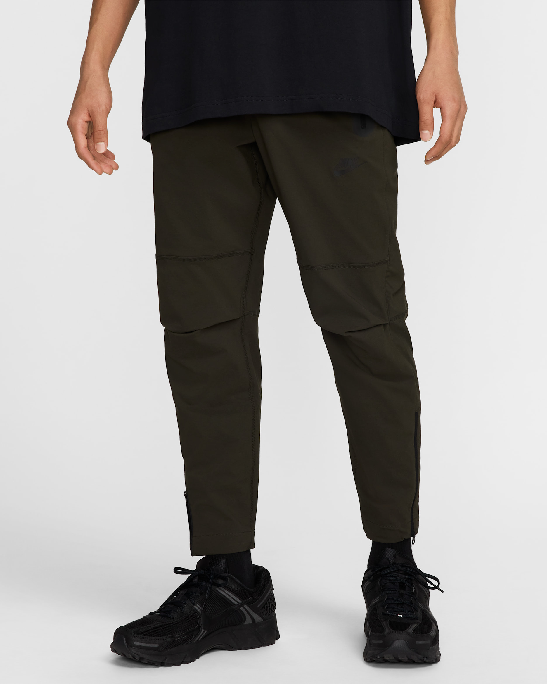 Nike Tech Men's Woven Pants - Sequoia/Black