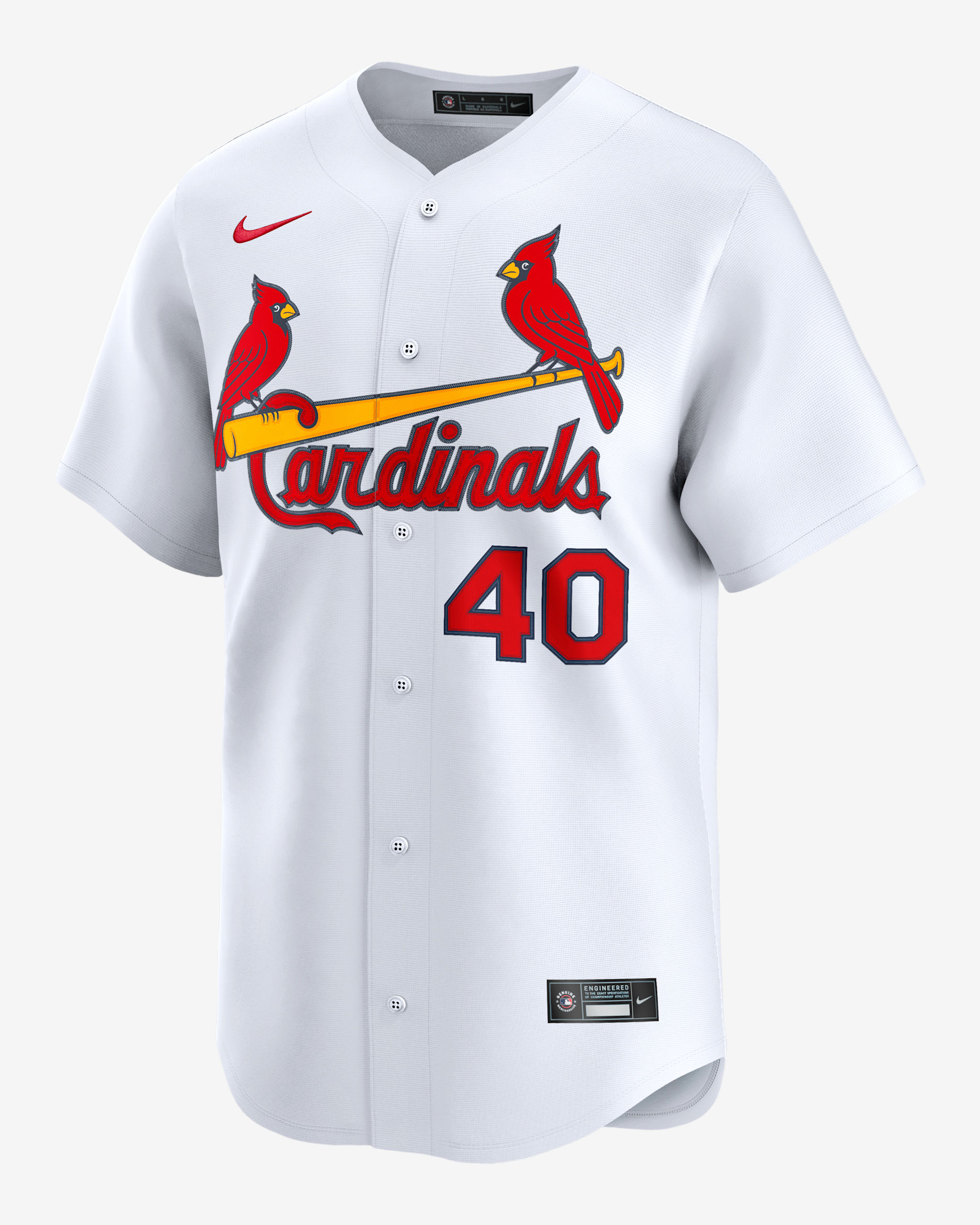 Jersey Nike Dri-FIT ADV de la MLB Limited para hombre Willson Contreras St. Louis Cardinal - Blanco