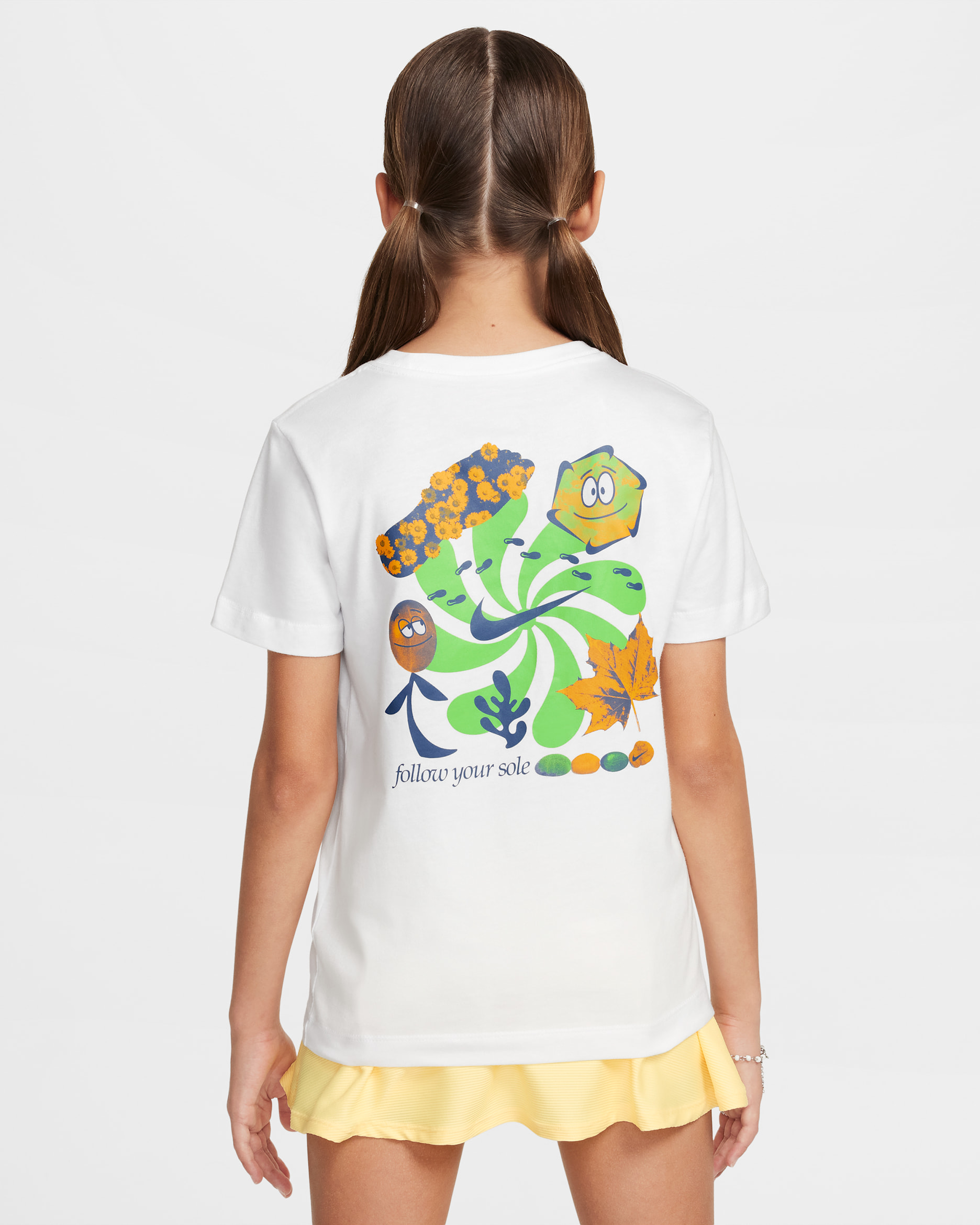 Nike Sportswear Big Kids' T-Shirt - White
