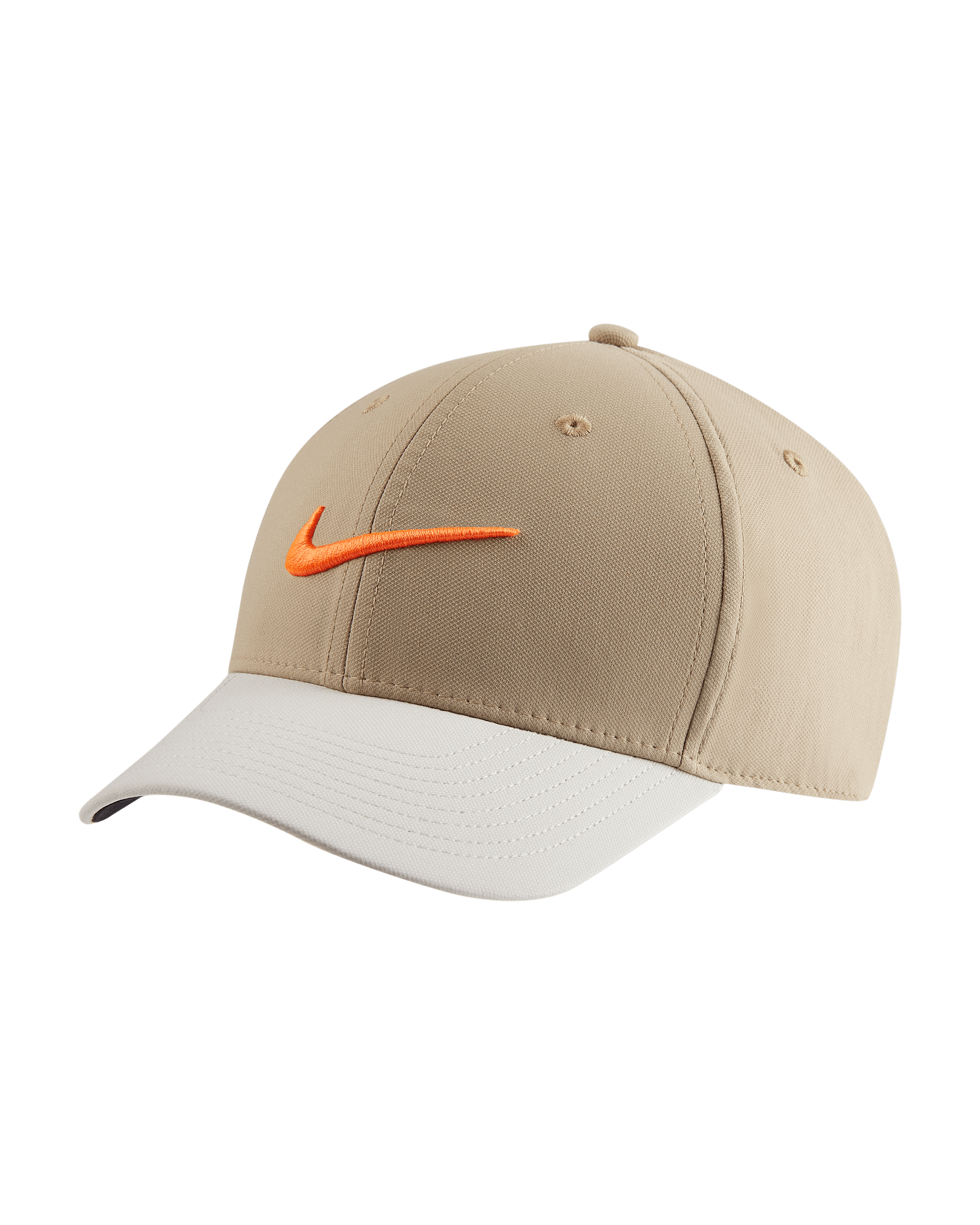 Nike Dri-FIT Legacy91 Adjustable Training Hat - Khaki/Light Bone/Total Orange