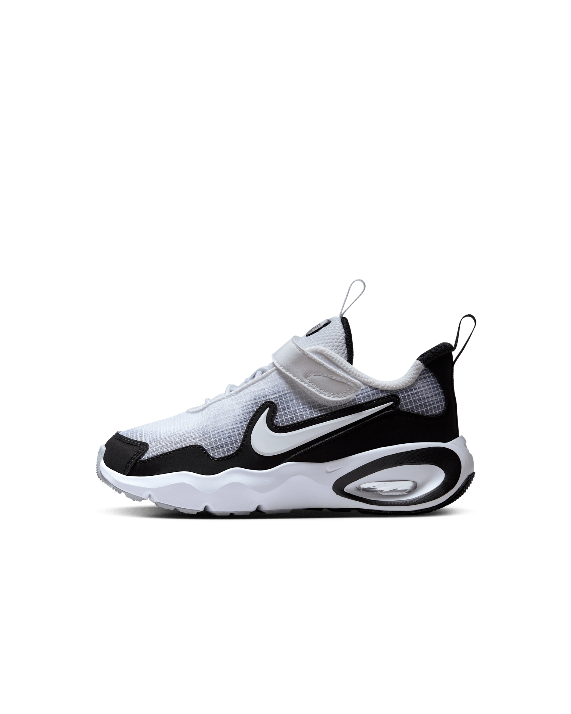 Nike Air Max Nova Little Kids' Shoes - White/Black/Wolf Grey/White