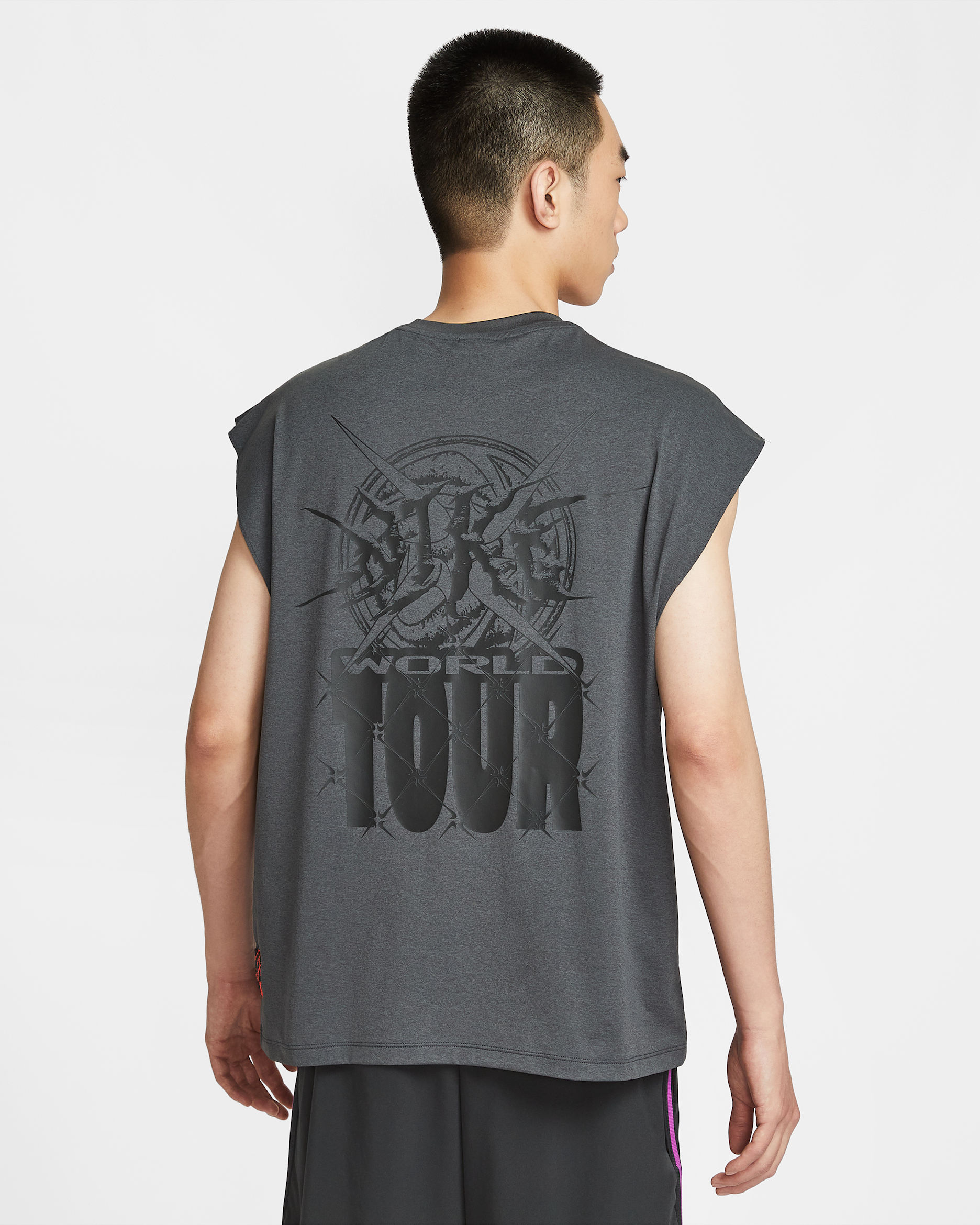 Nike Men's Dri-FIT Sleeveless Basketball Top - Anthracite/Black