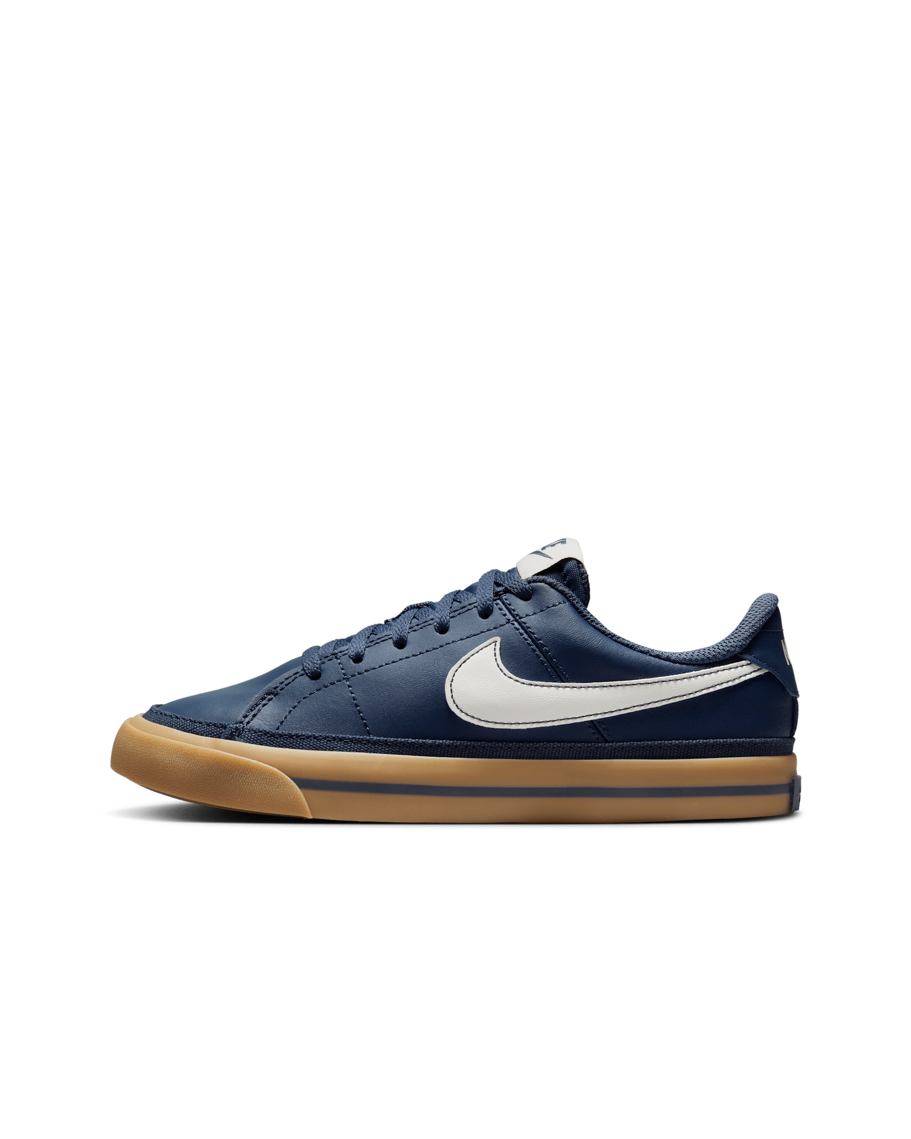 NikeCourt Legacy Older Kids' Shoes - Thunder Blue/Gum Light Brown/Sail