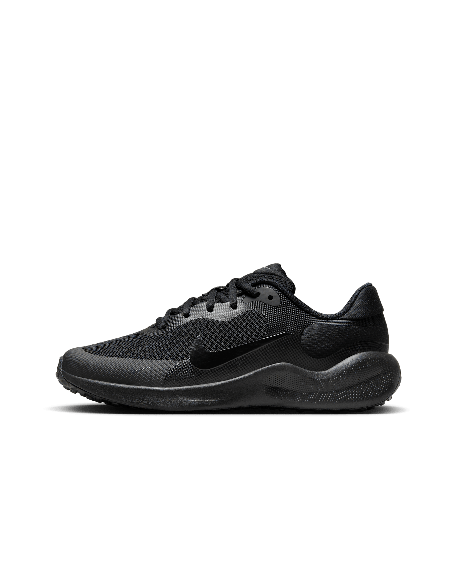 Nike Revolution 7 Older Kids' Road Running Shoes - Black/Anthracite