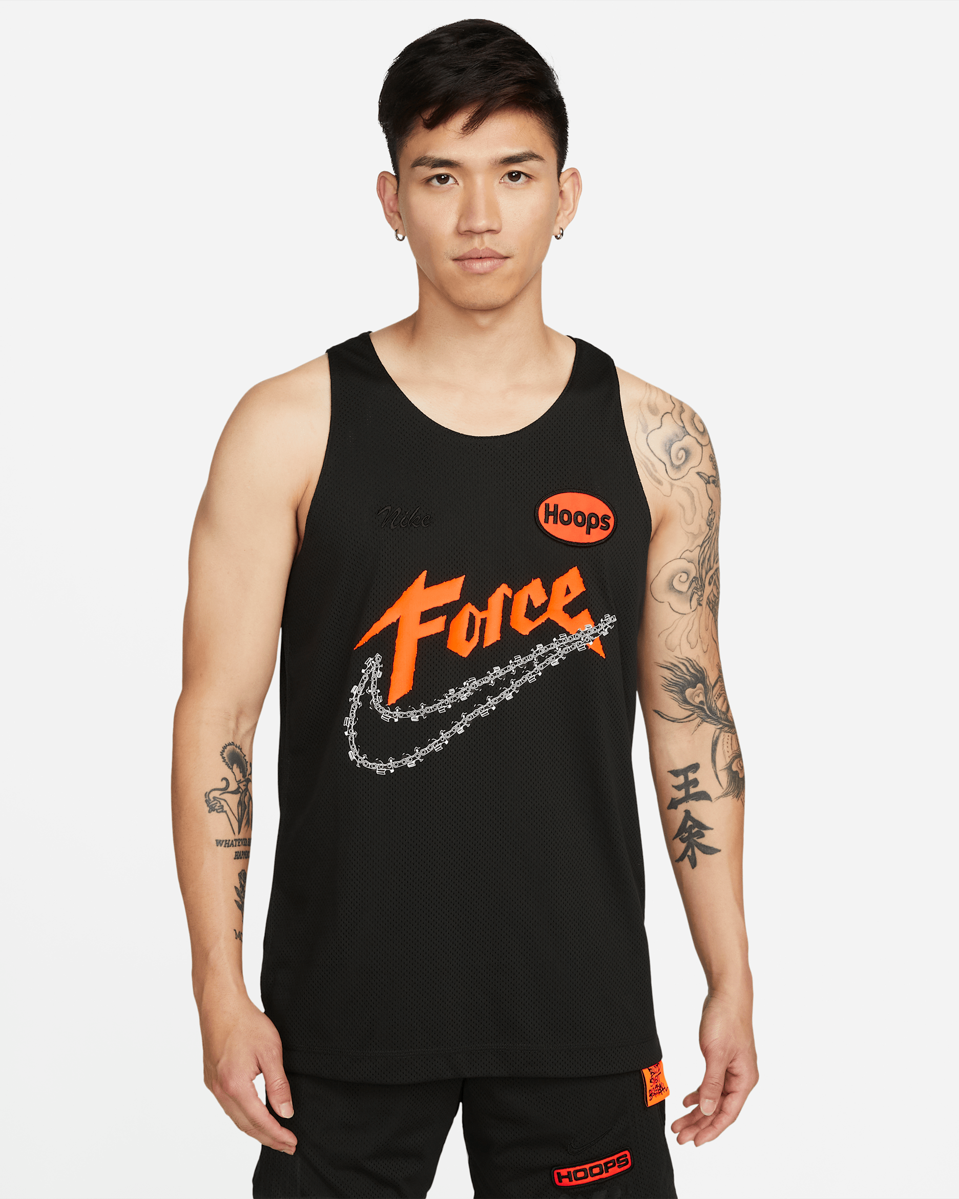 Nike Dri-FIT Men's Basketball Jersey - Night Forest/Total Orange