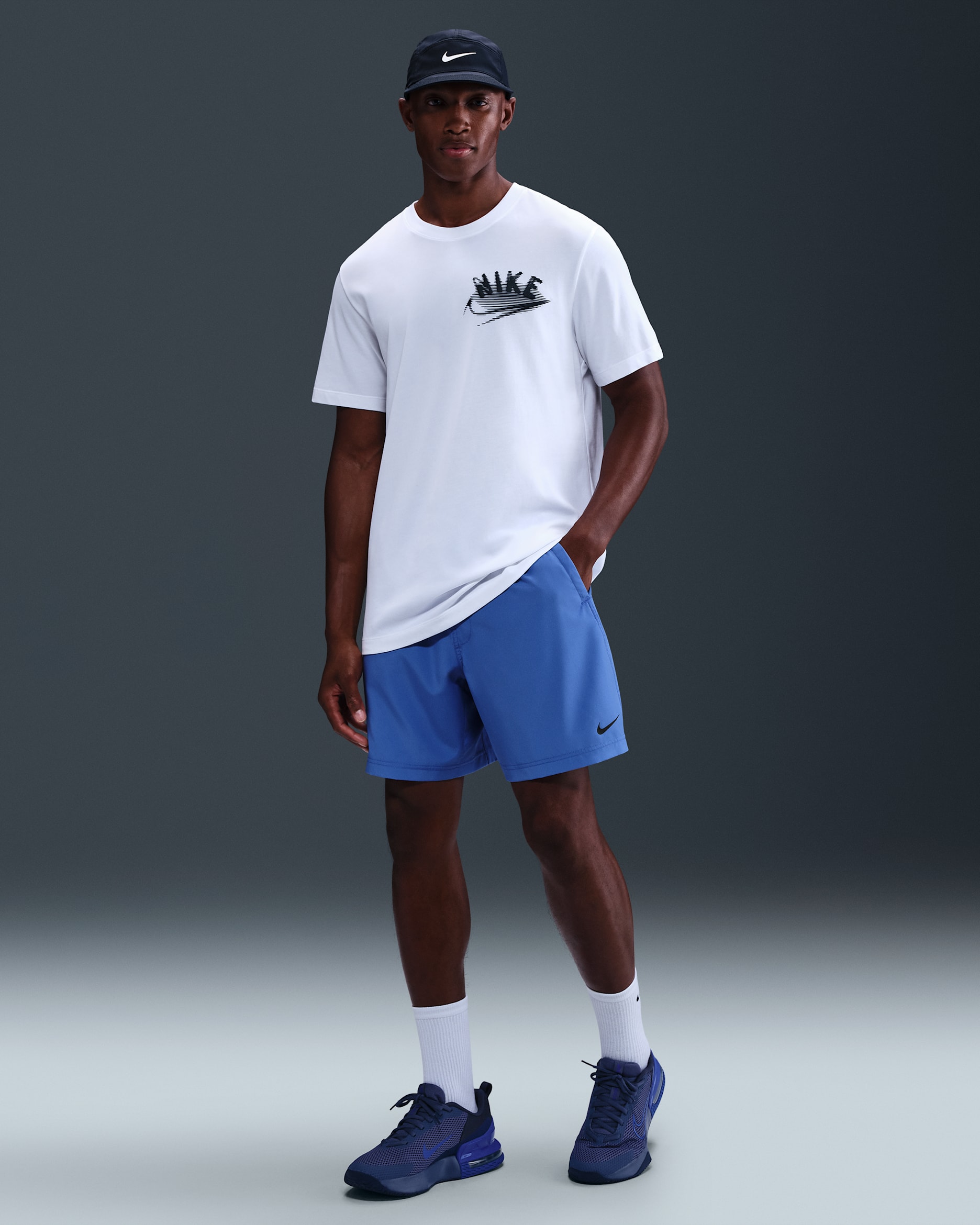 Nike Form Men's Dri-FIT 18cm (approx.) Unlined Versatile Shorts - Comet Blue/Black