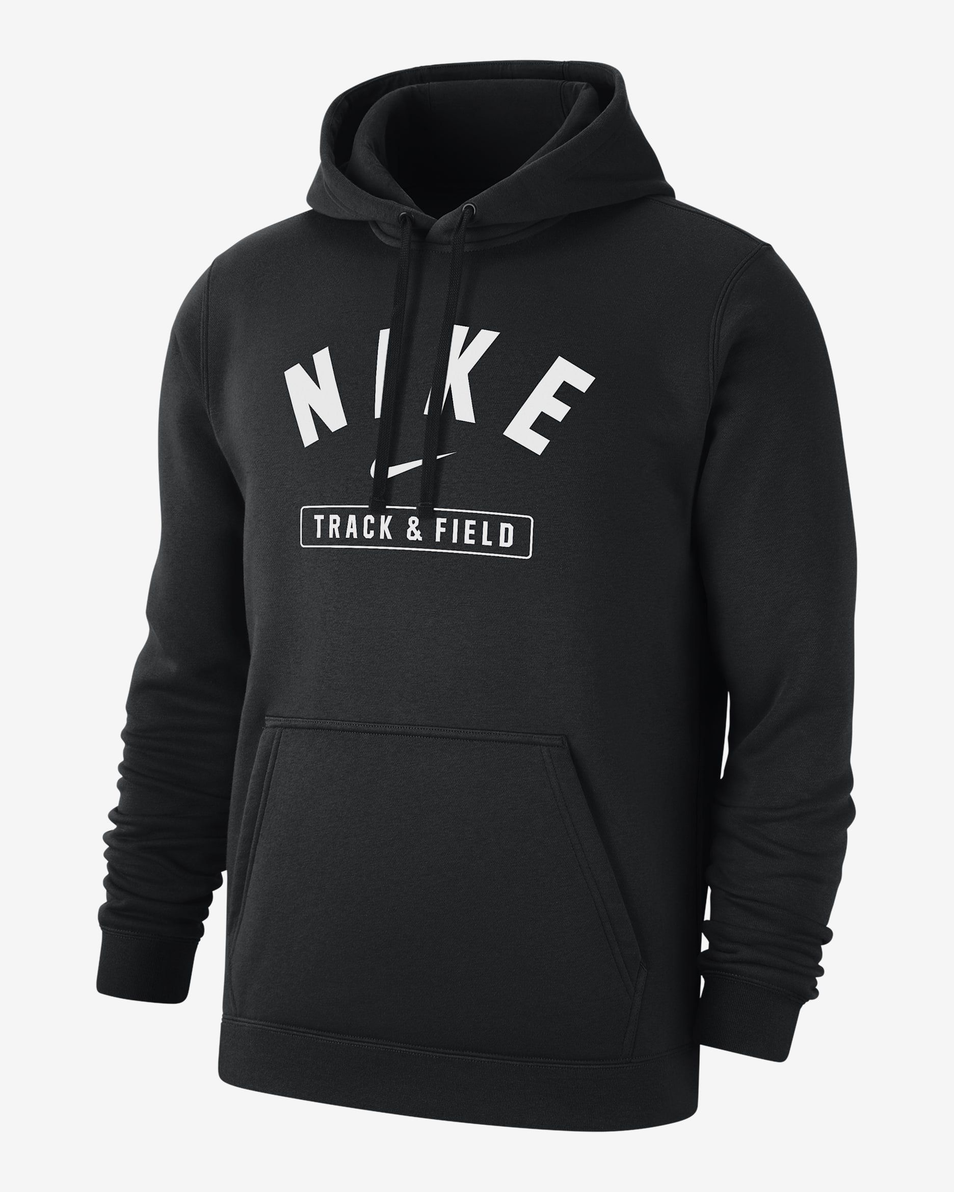 Nike Club Fleece Men's Track & Field Hoodie - Black