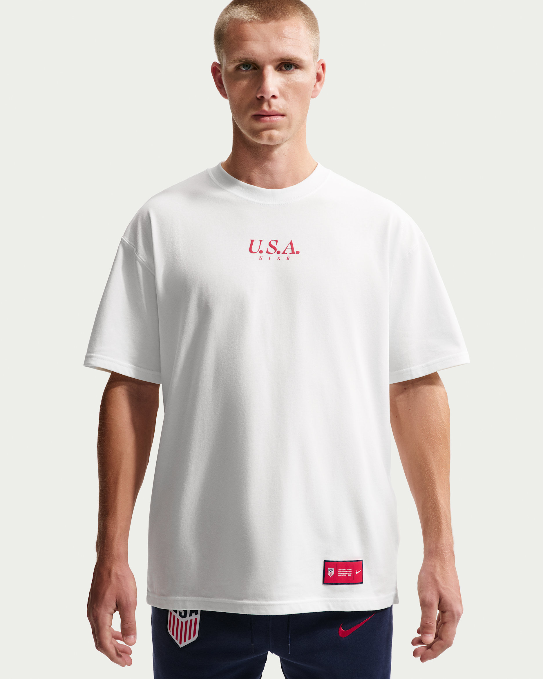 Playera de fútbol Nike para hombre de la selección nacional de fútbol masculino de Estados Unidos - Vela