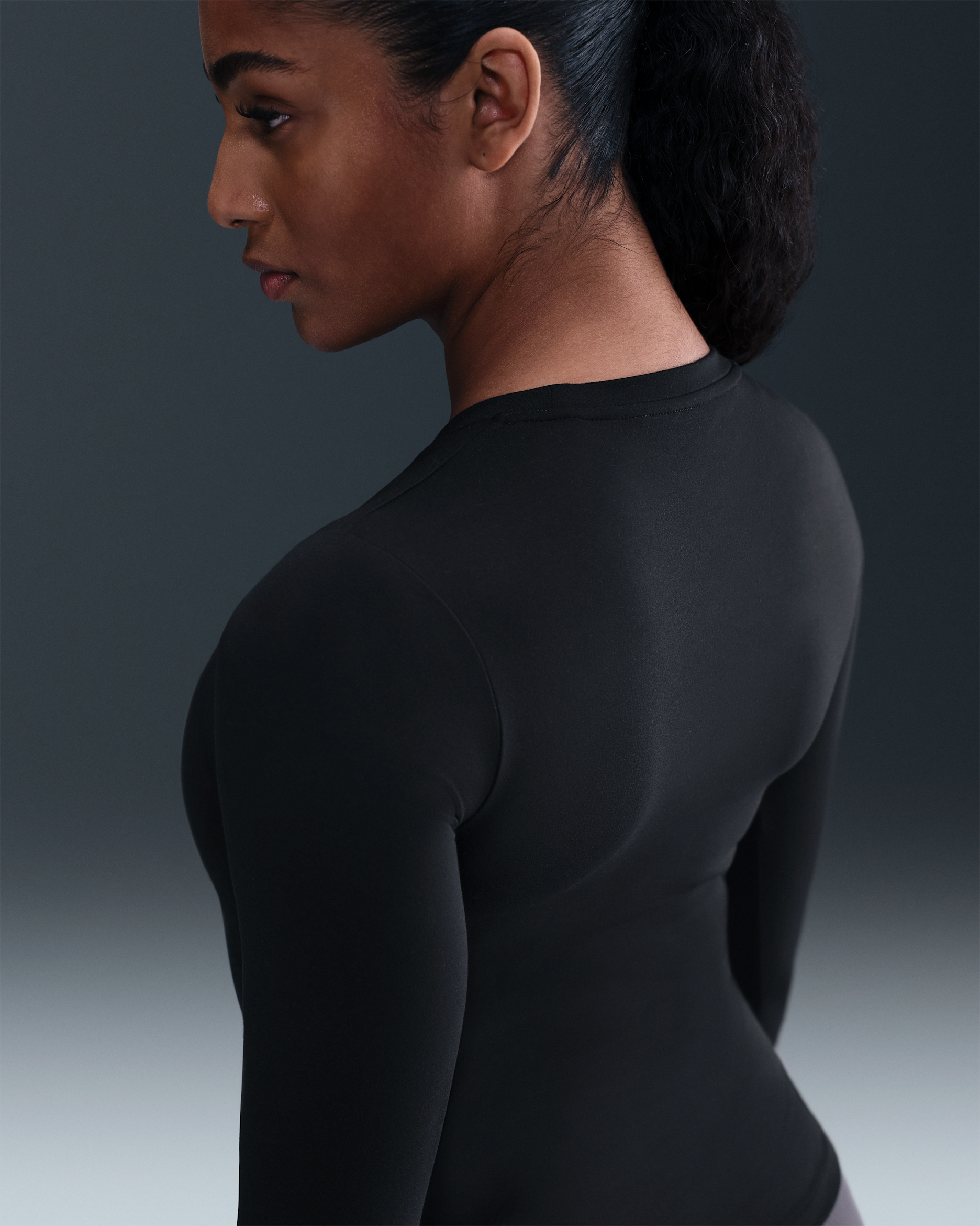 Nike One Fitted Camiseta de manga larga Dri-FIT - Mujer