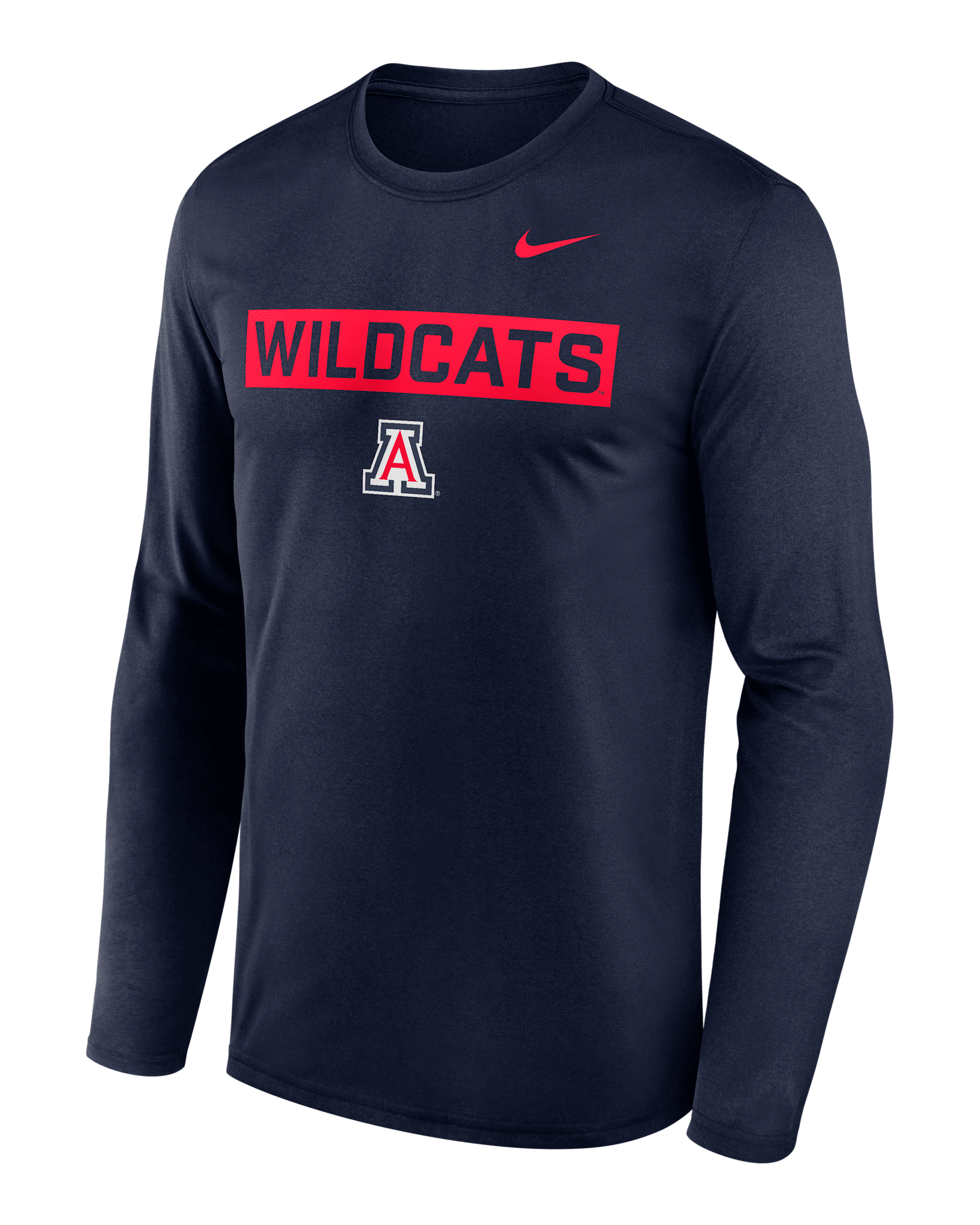 Arizona Primetime Legend 2-Hit Men's Nike Dri-FIT College Long-Sleeve T-Shirt - Navy