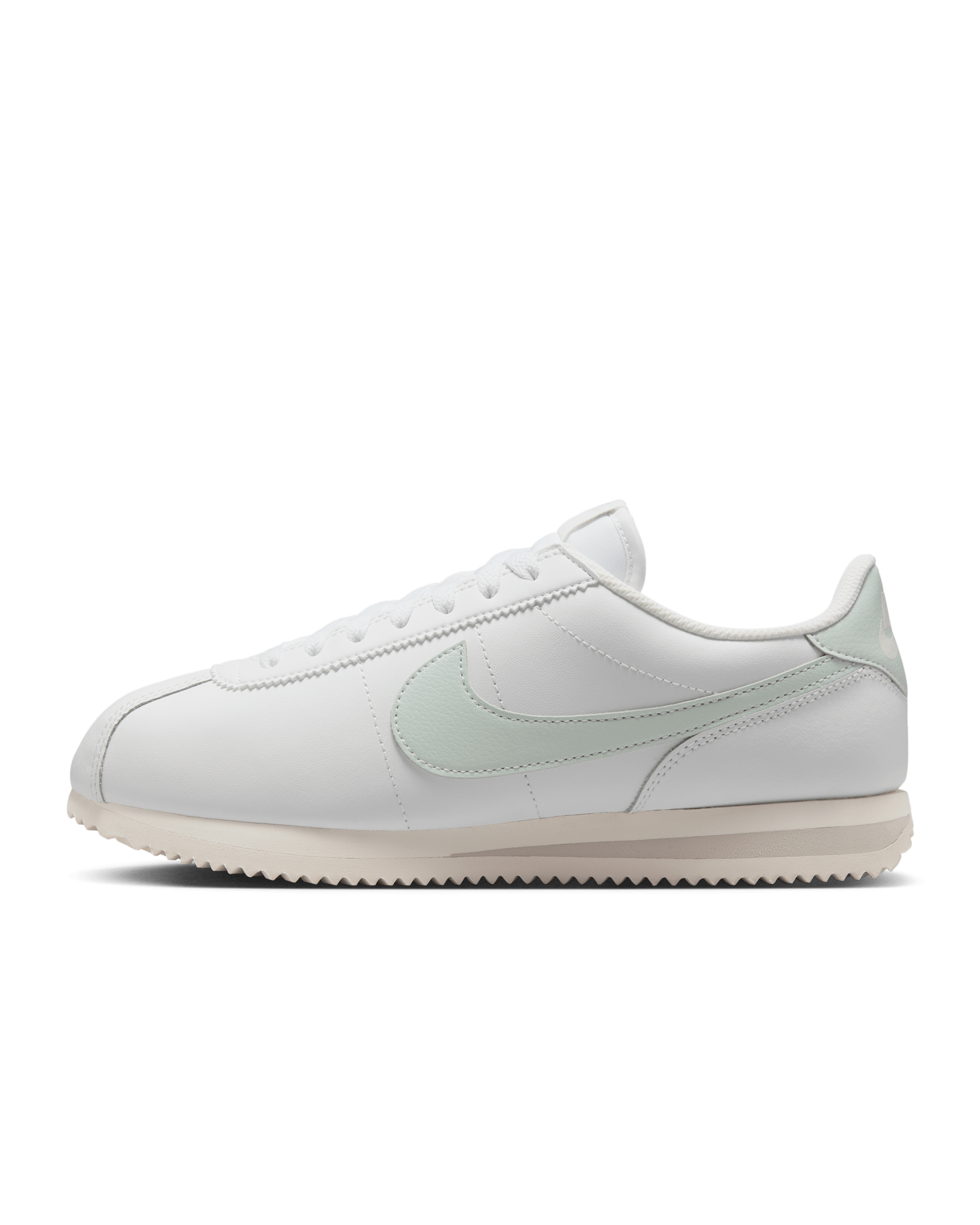 Nike Cortez Leather Women's Shoes - Summit White/Sail/Light Bone/Light Silver
