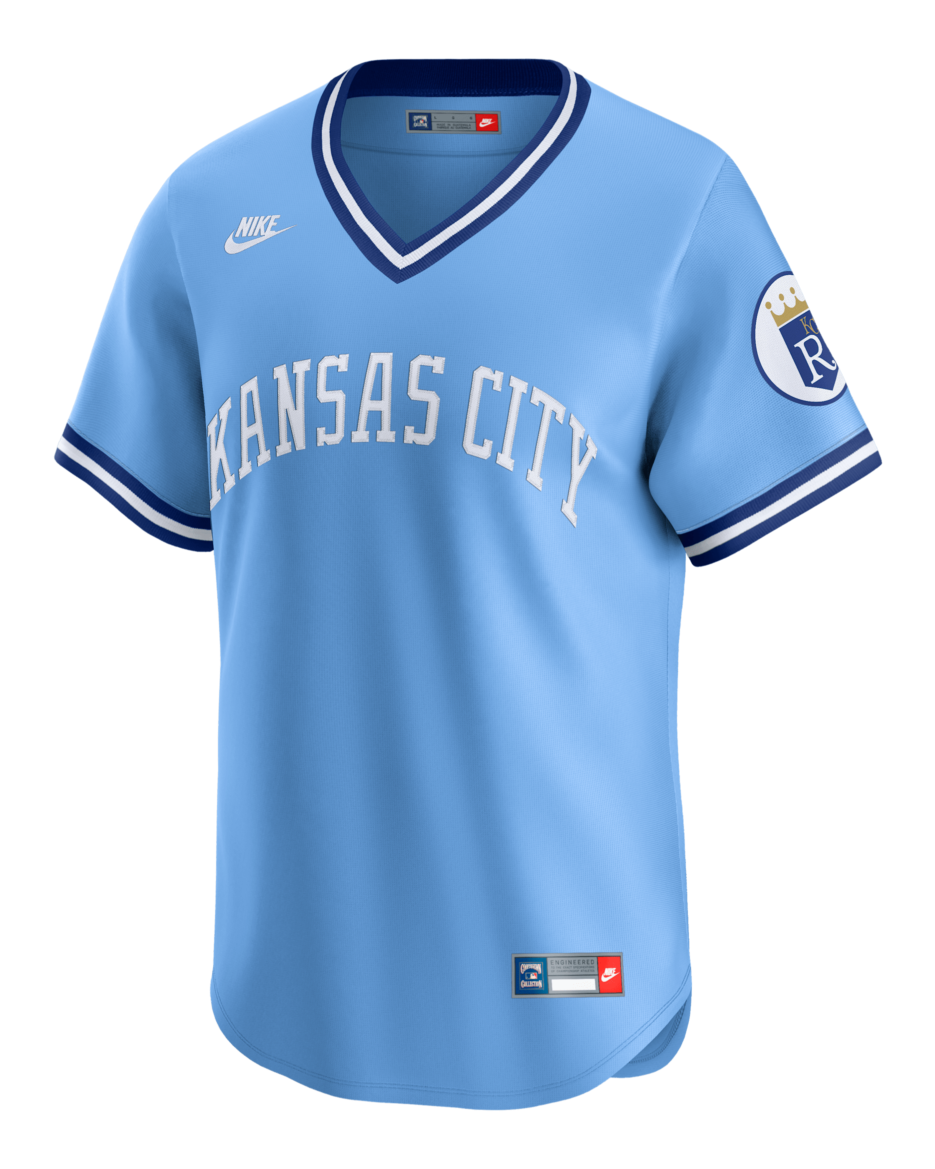 Bo Jackson Kansas City Royals Cooperstown Men's Nike Dri-FIT ADV MLB Limited Jersey - Light Blue