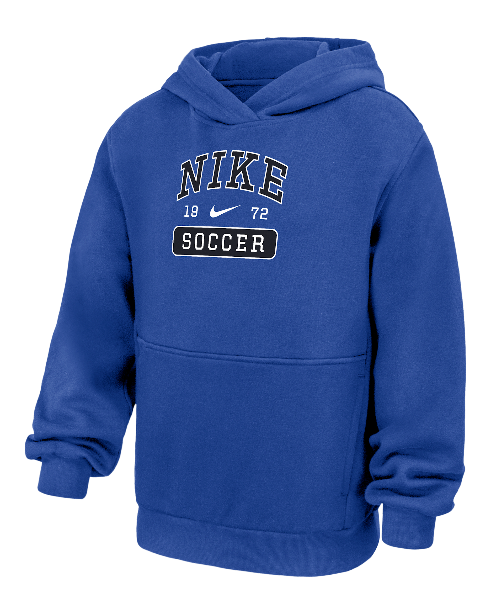 Sudadera de fútbol con gorro sin cierre para niños talla grande Nike Club Fleece - Royal juego