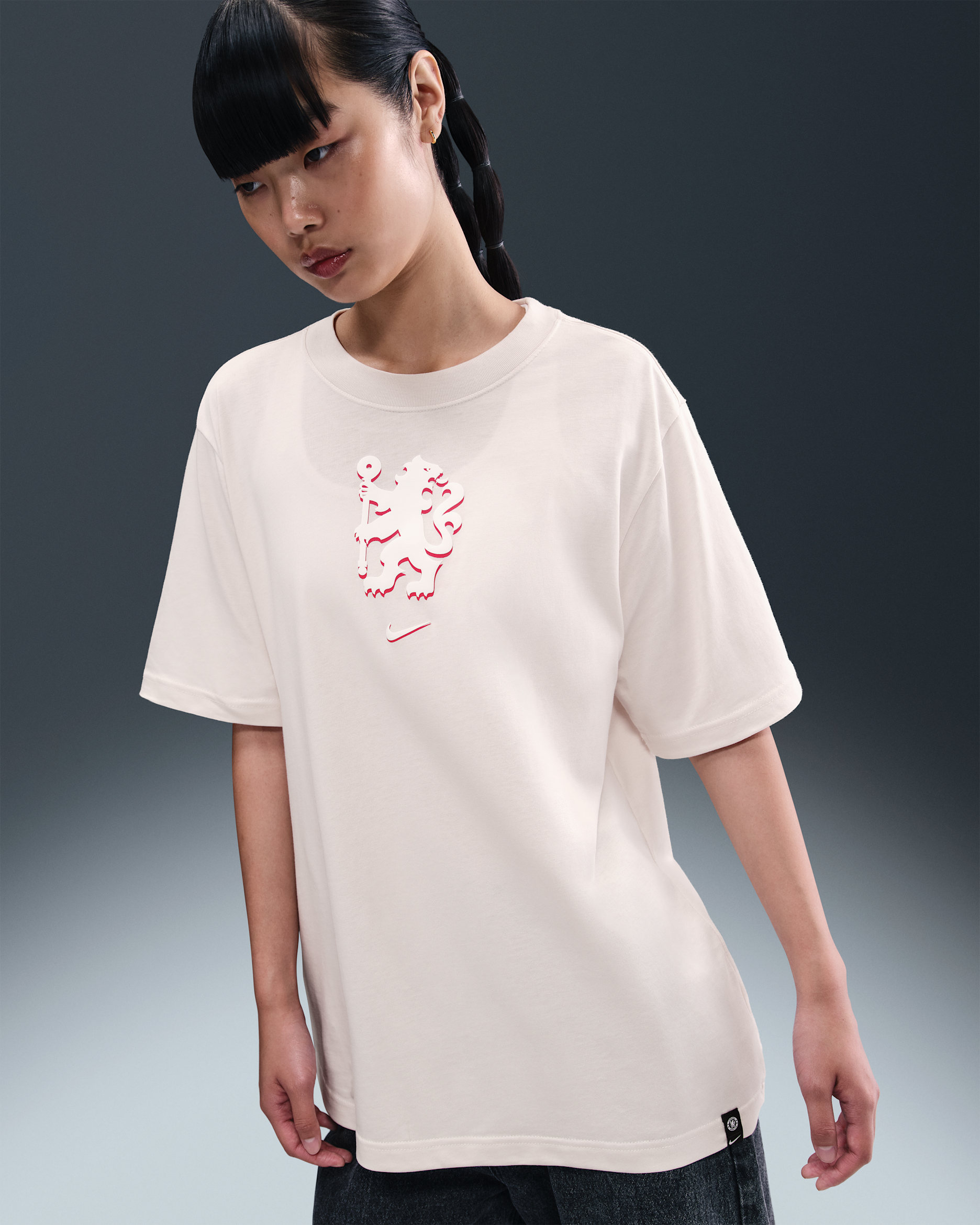 Chelsea FC Nike Kadın Futbol Tişörtü - Phantom