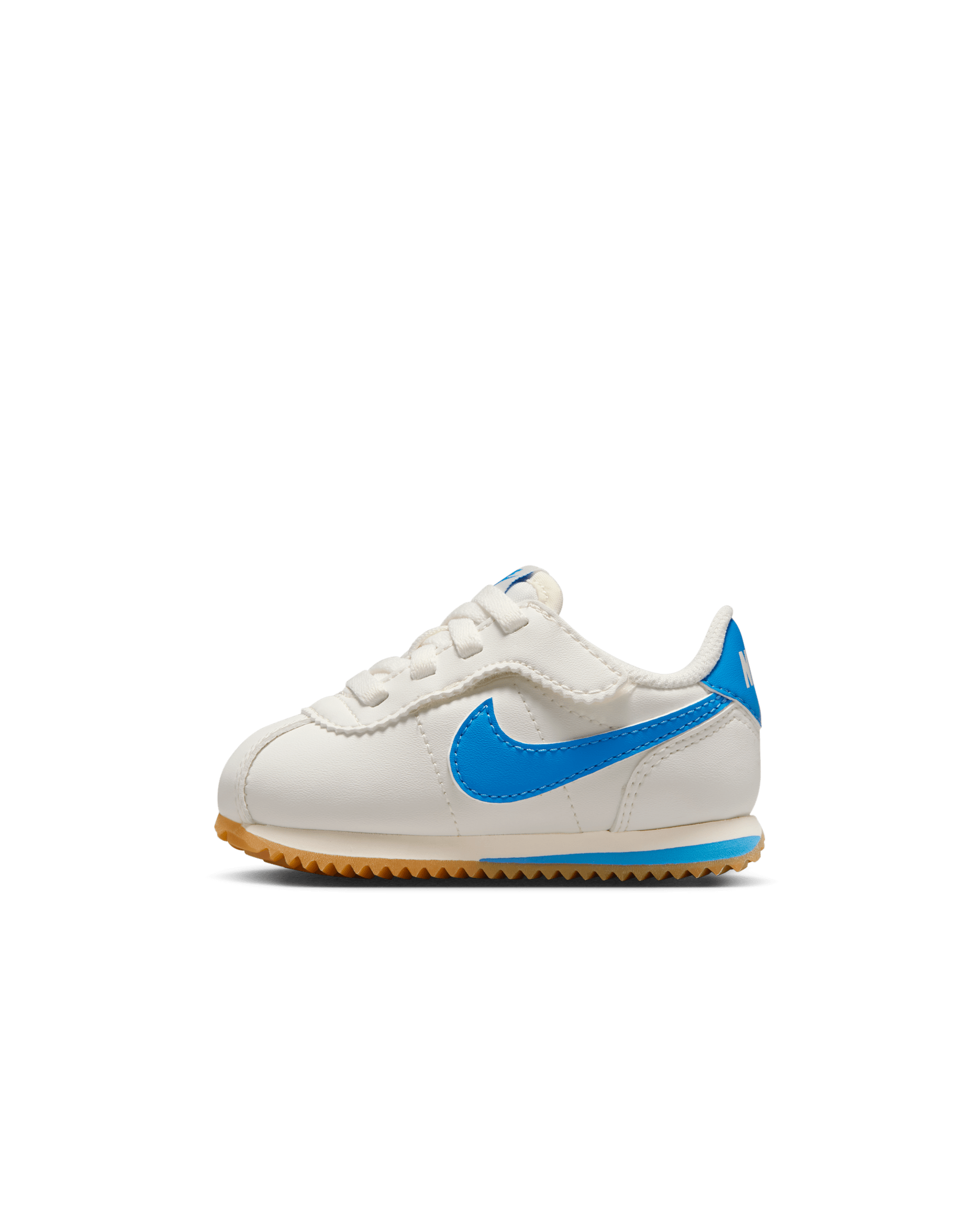 Nike Cortez EasyOn Baby/Toddler Shoes - Sail/Gum Yellow/Light Photo Blue
