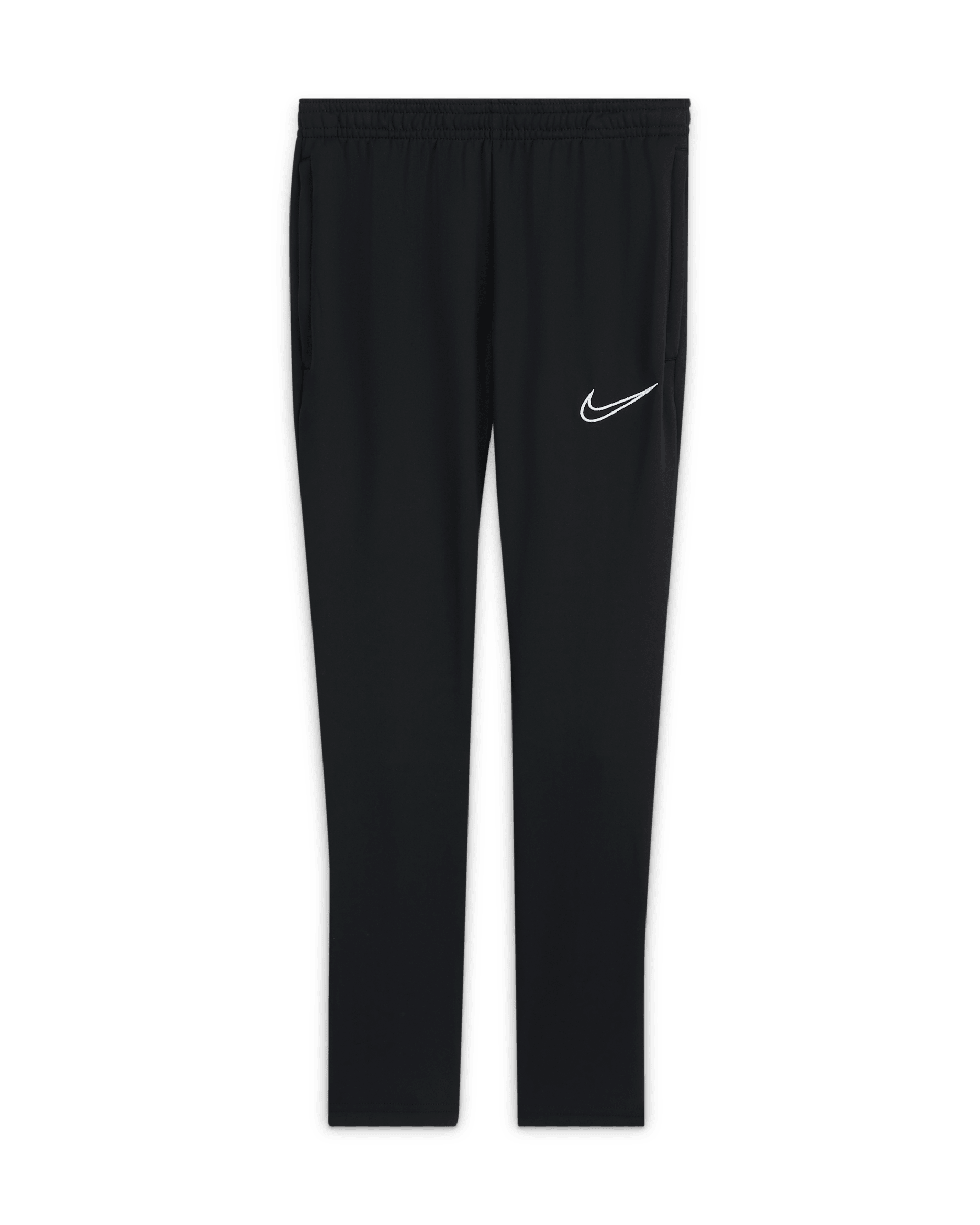 Nike Dri-FIT Academy Older Kids' Knit Football Pants - Black/White/White/White