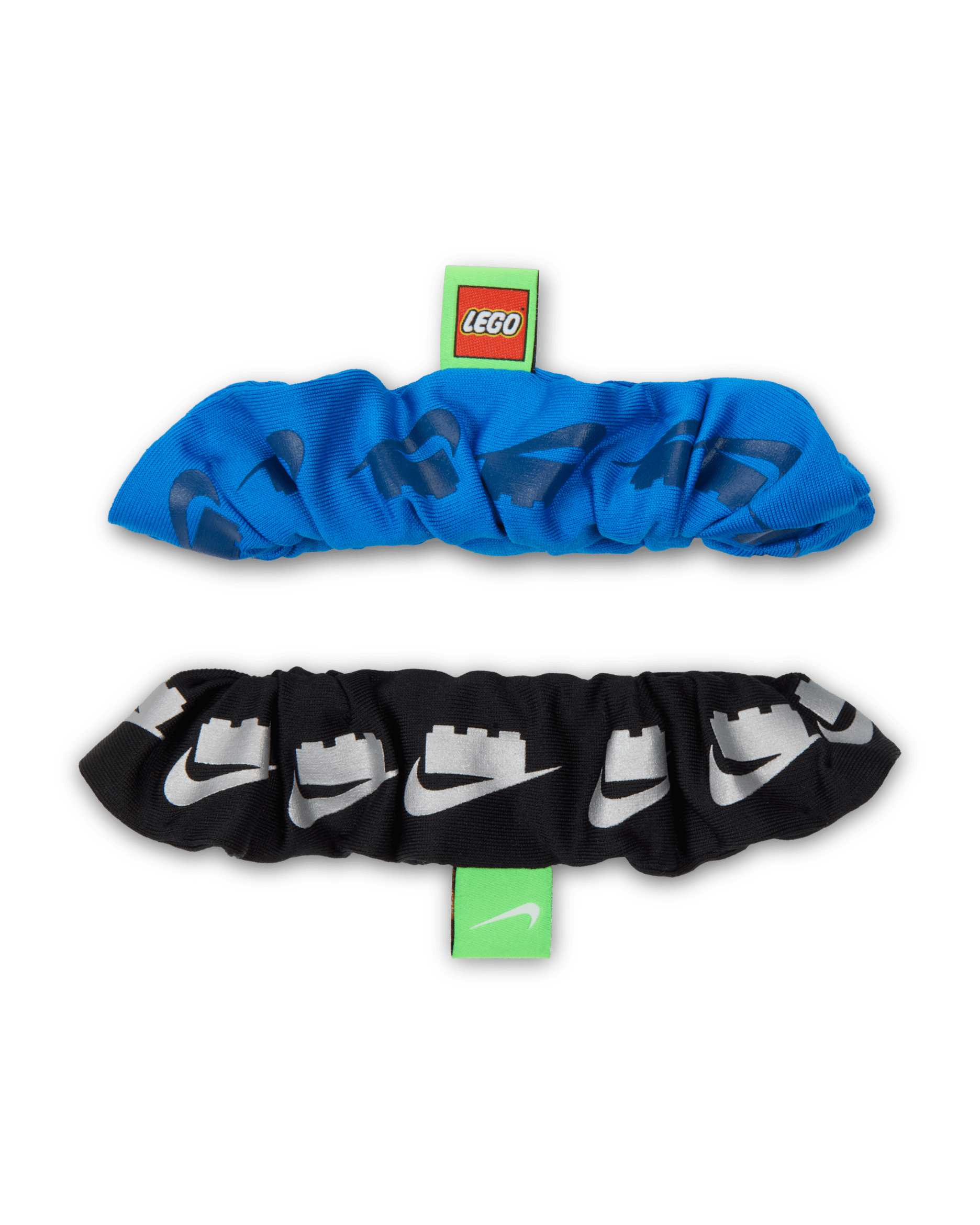 Nike x LEGO® Collection Gathered Hair Bands (2-Pack) - Cobalt Blaze/Black/White
