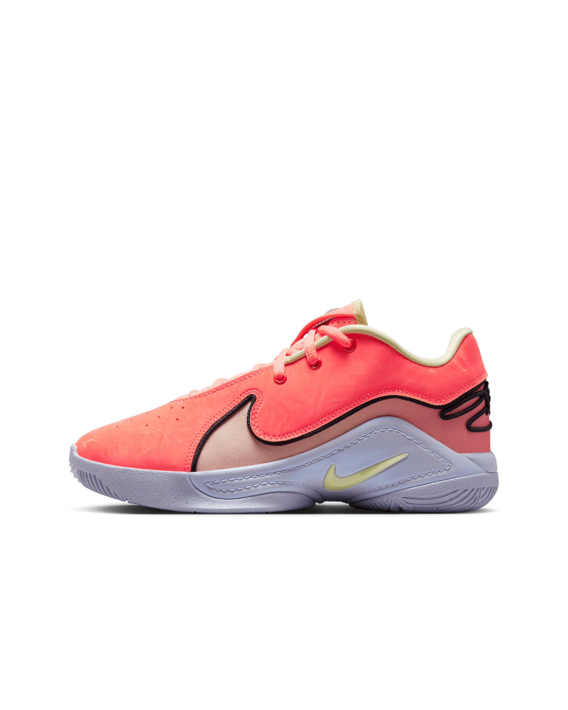 LeBron XXII SE Big Kids' Basketball Shoes - Bright Mango/Life Lime/Anthracite/Arctic Orange