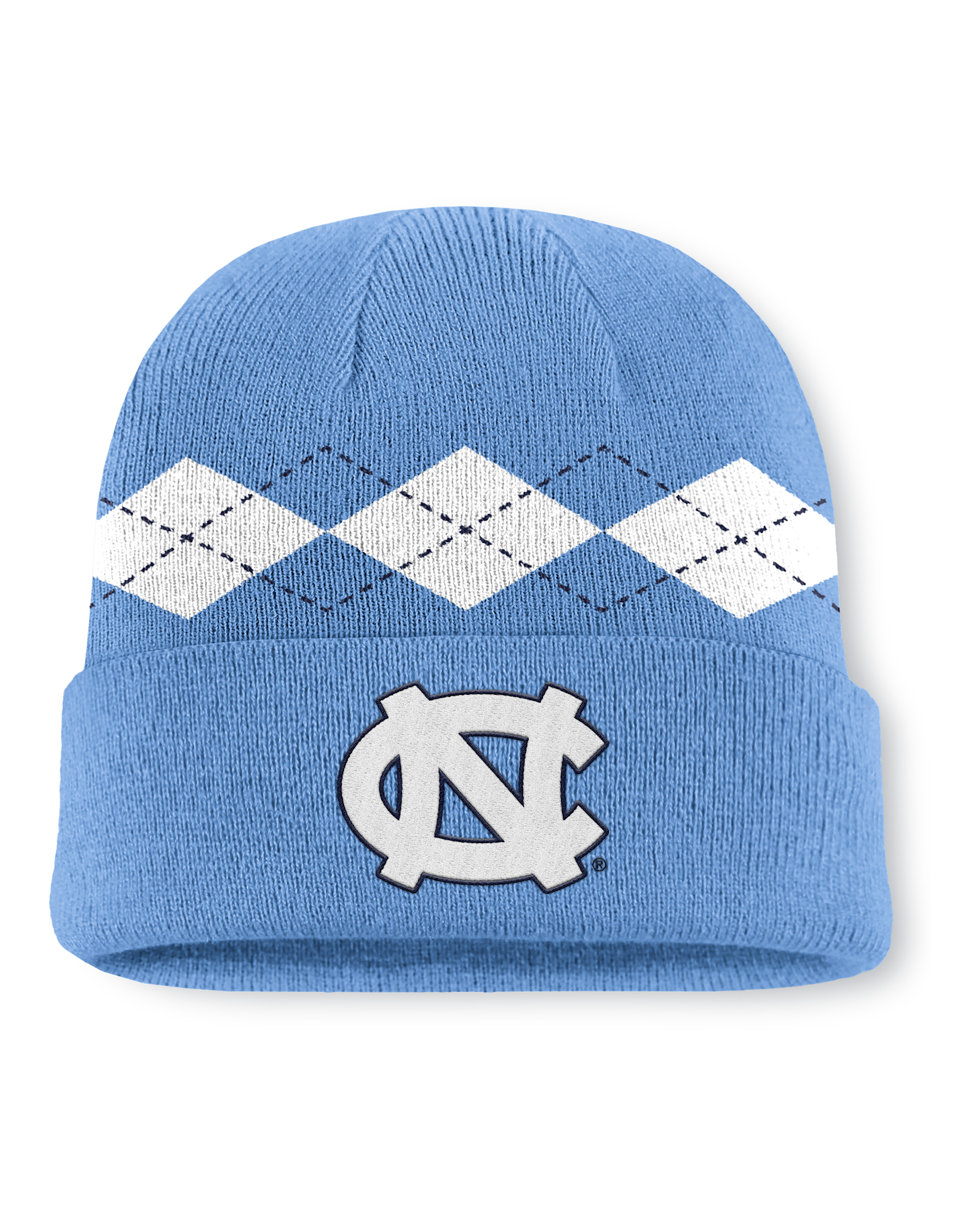 North Carolina Primetime Utility Campus Men's Jordan Brand College Cuffed Beanie - Light Blue