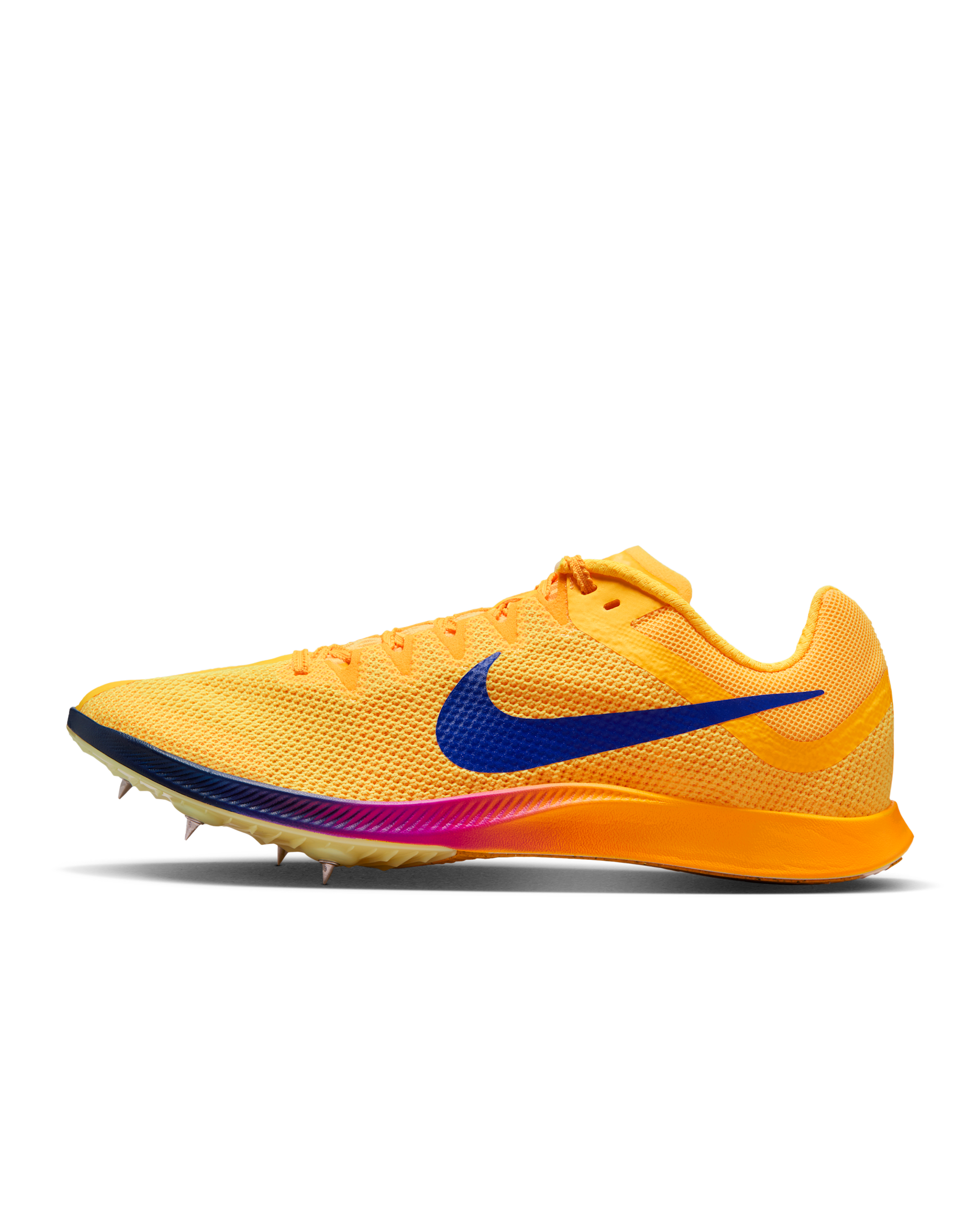 Spikes para carreras de fondo Nike Zoom Rival Distance - Limón pulso/Hipervioleta/Volt resplandor/Explosión índigo