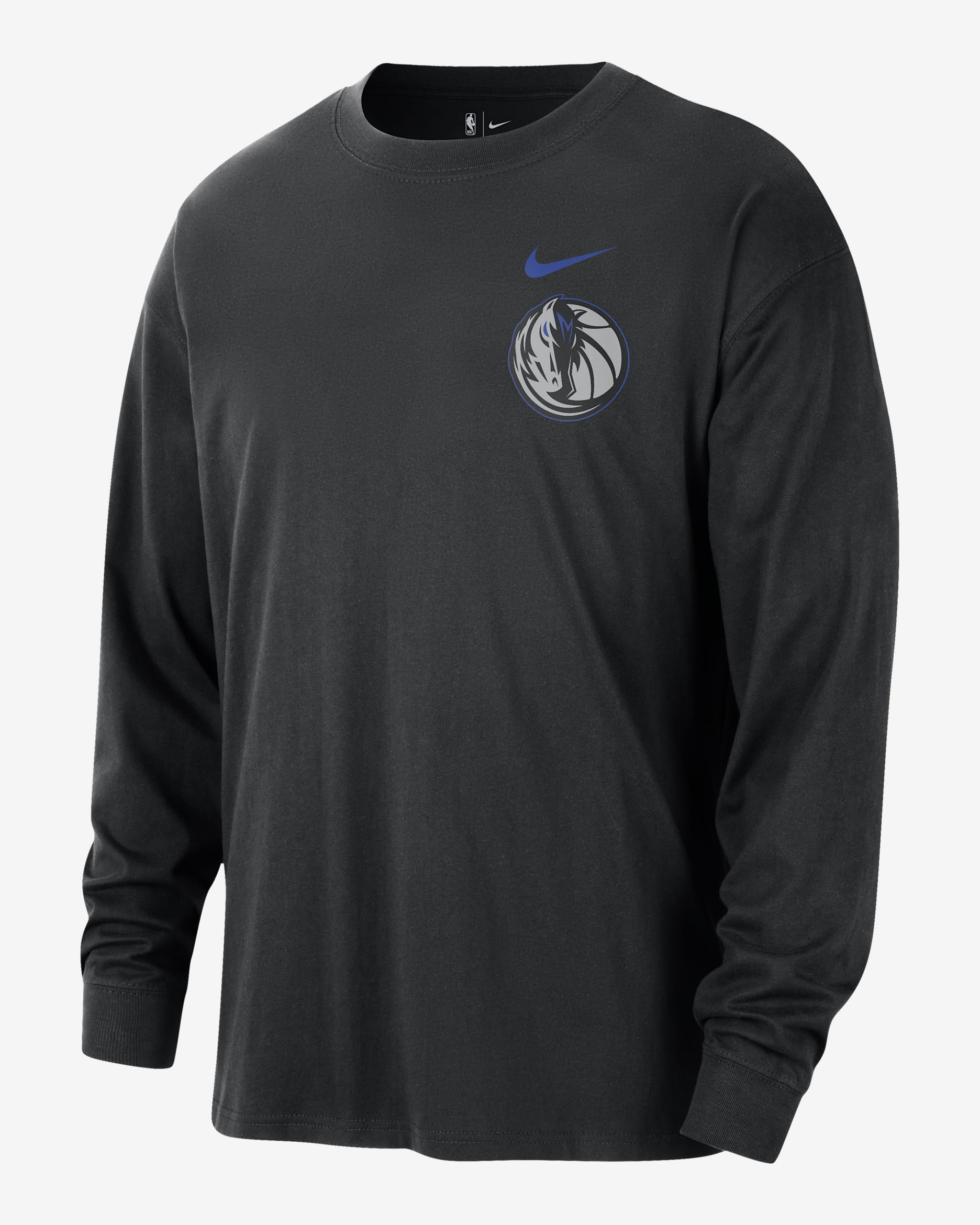 Dallas Mavericks Essential City Edition Men's Nike NBA Long-Sleeve T-Shirt - Black