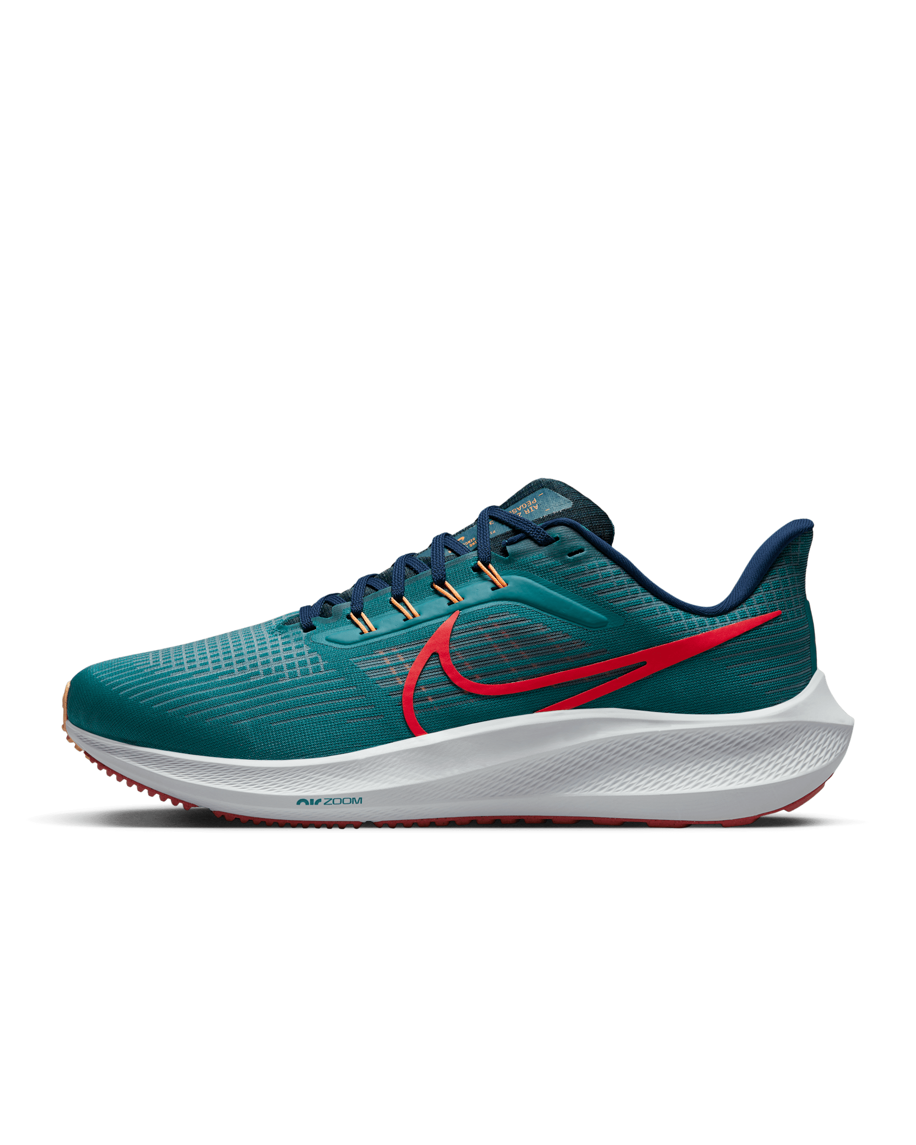 Nike Pegasus 39 Men's Road Running Shoes (Extra Wide) - Bright Spruce/Valerian Blue/Cerulean/Light Crimson