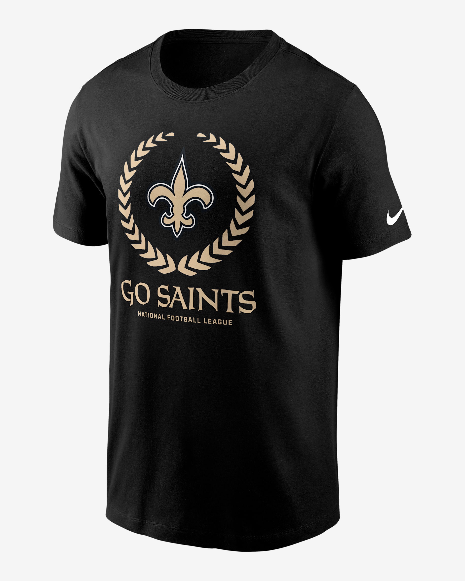 New Orleans Saints Local Essential Men's Nike NFL T-Shirt - Black