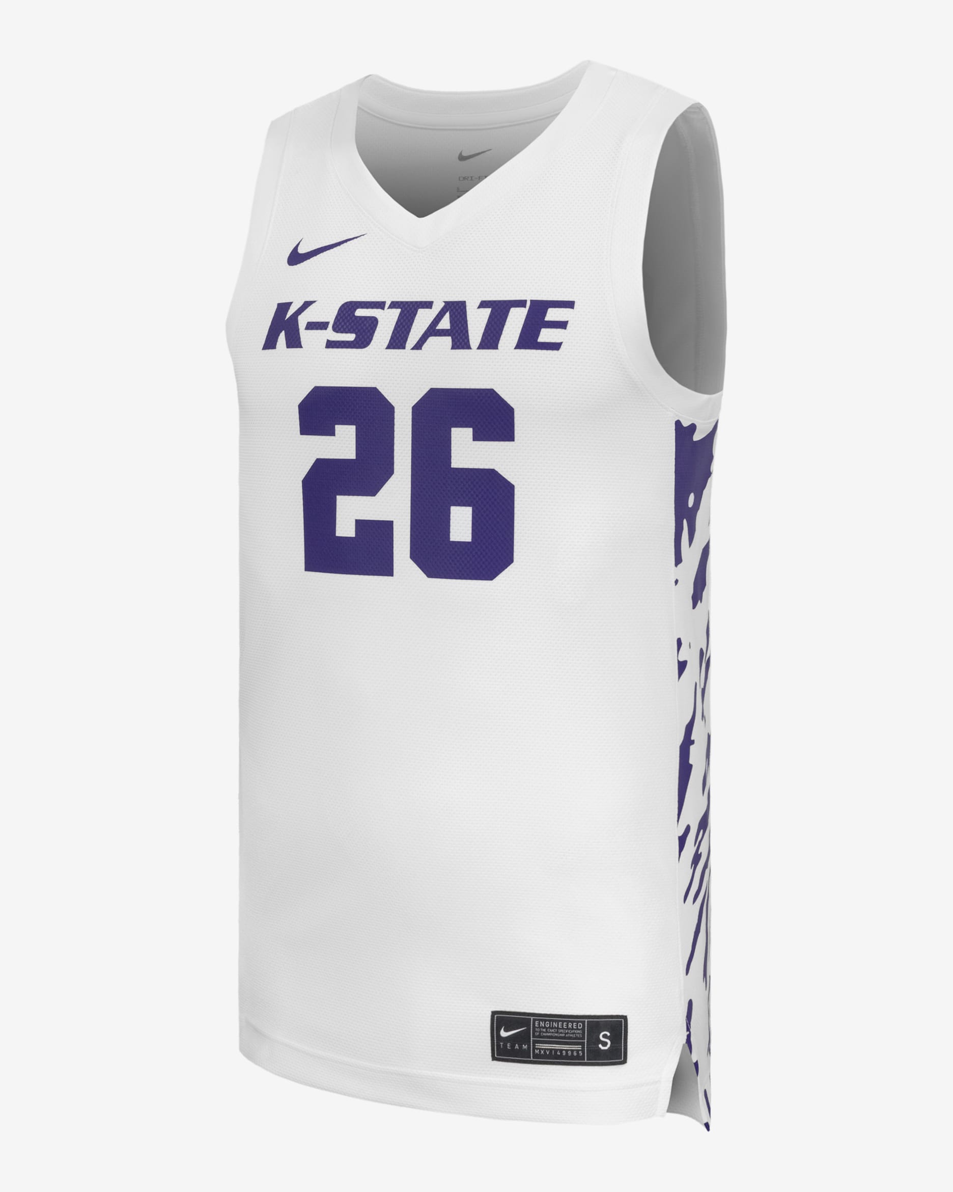 Kansas State Men's Basketball Nike College Replica Jersey - White