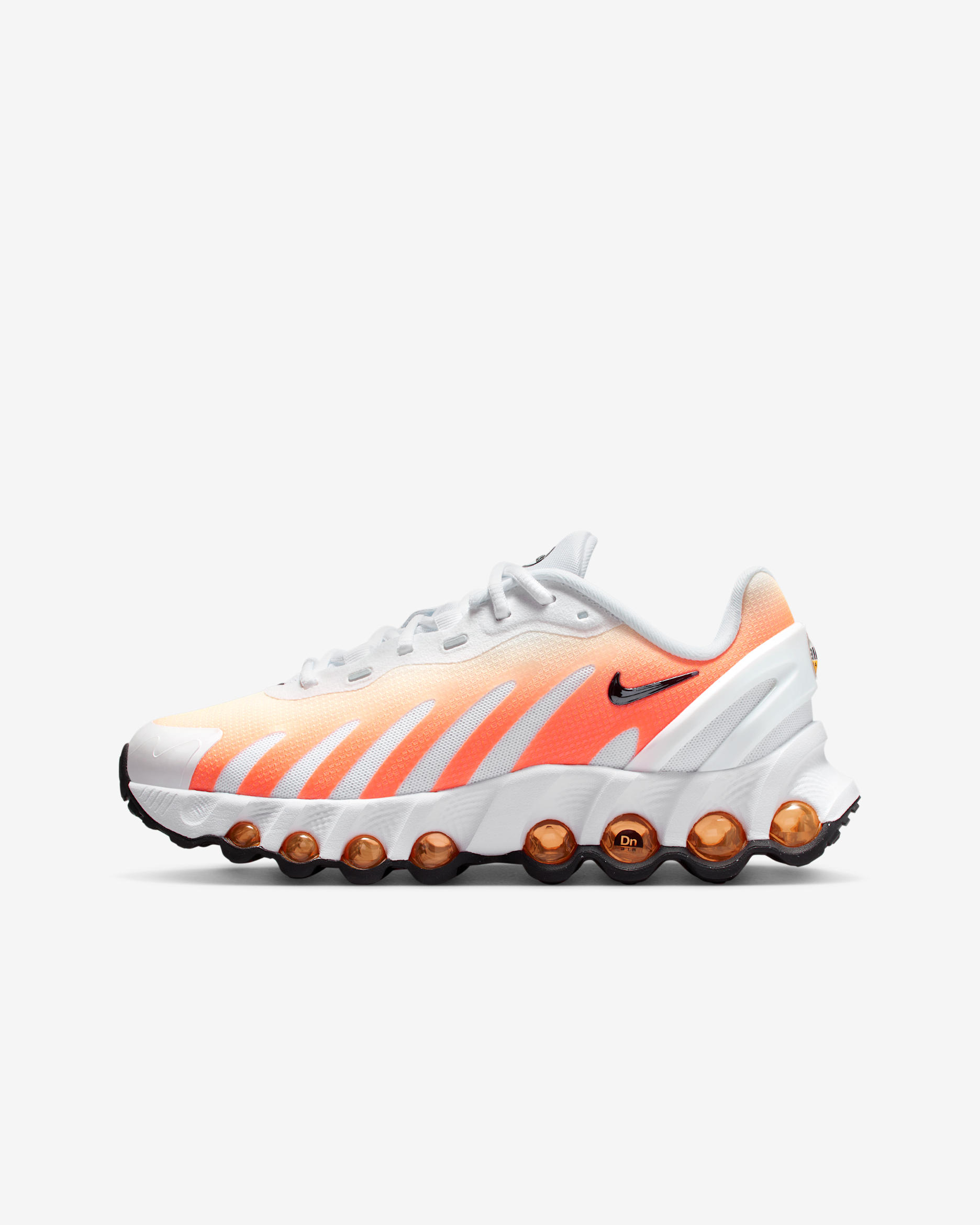 Nike Air Max Dn8 kinderschoenen - Wit/Total Orange/Zwart
