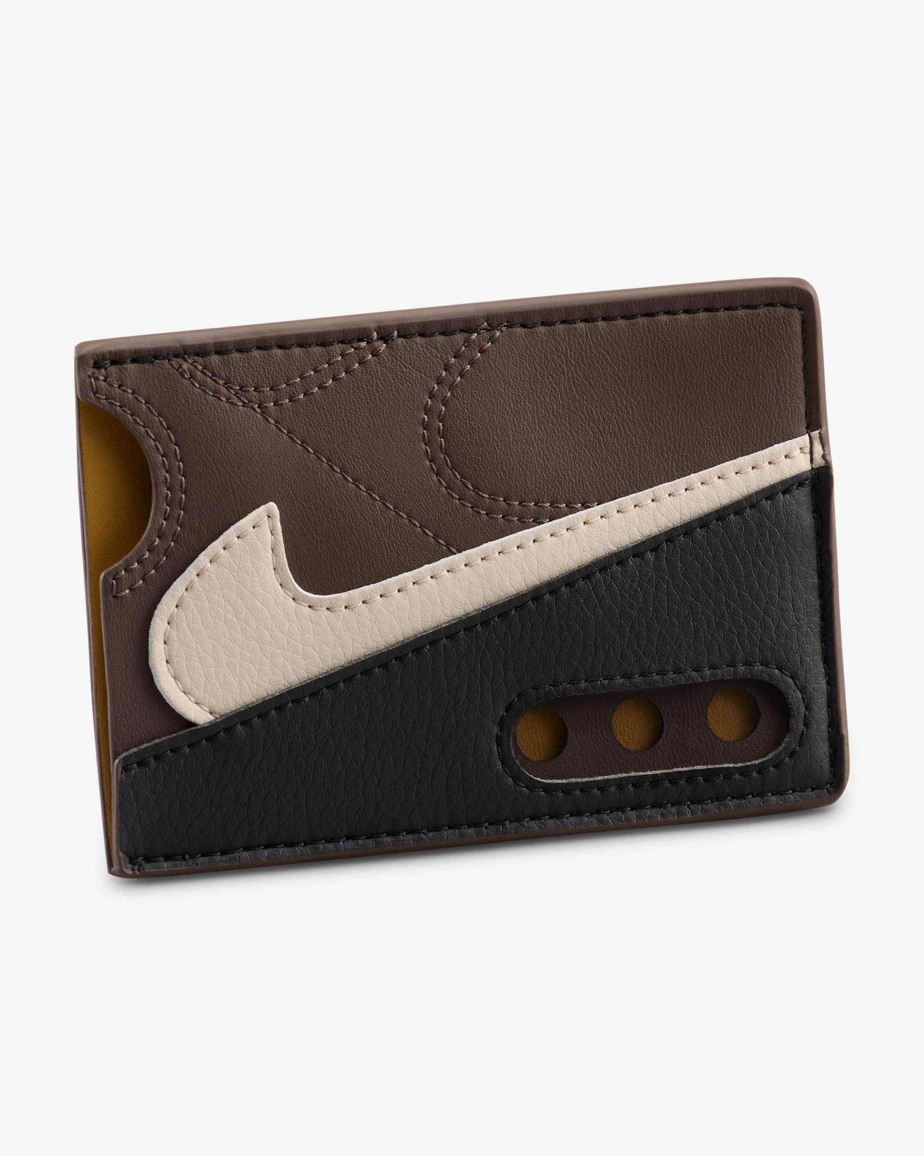 나이키 아이콘 에어맥스 90 카드 지갑 - 휘트/바로크 브라운/라이트 오어우드 브라운