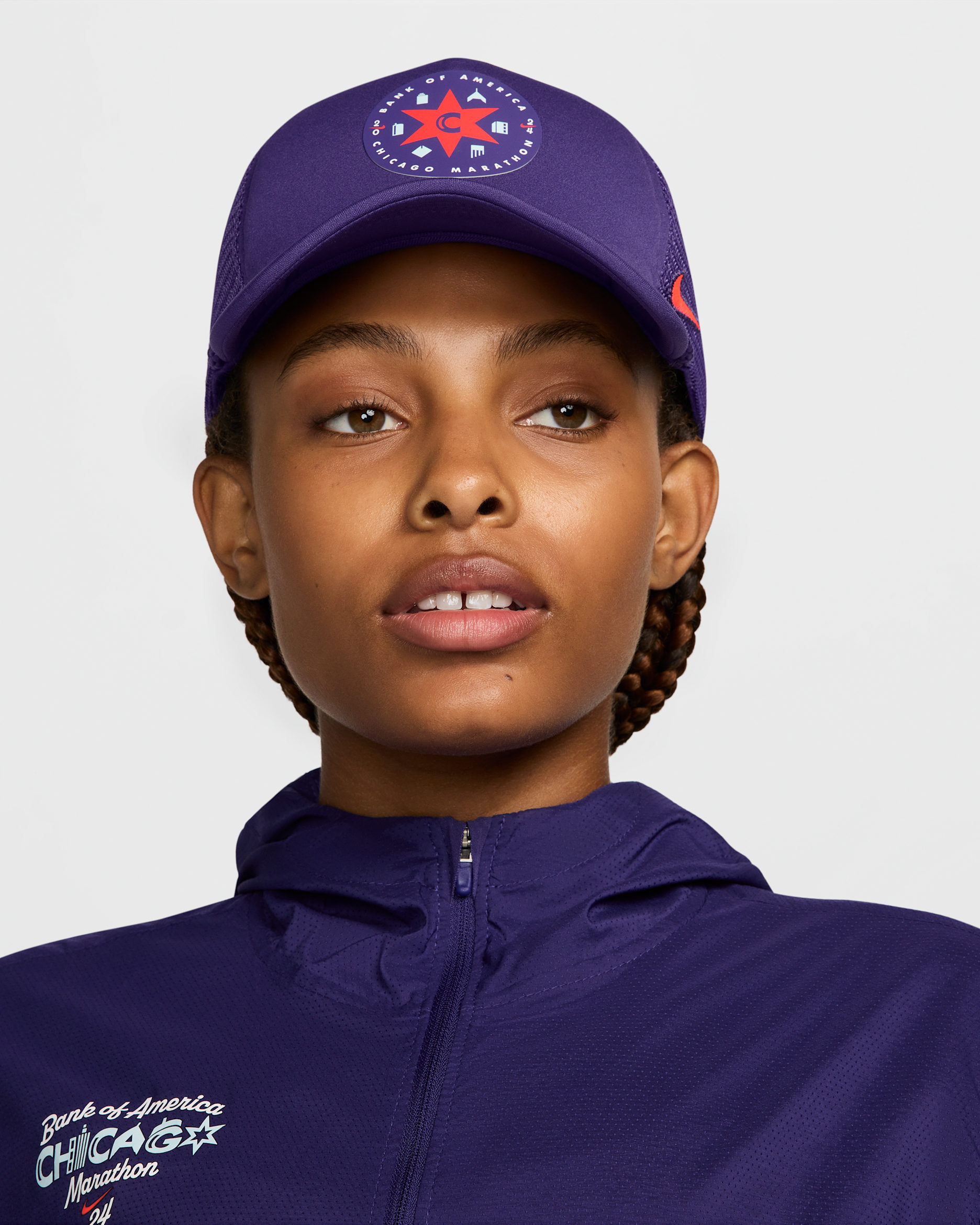 Nike Rise Structured Dri-FIT Cap - New Orchid/Bright Crimson