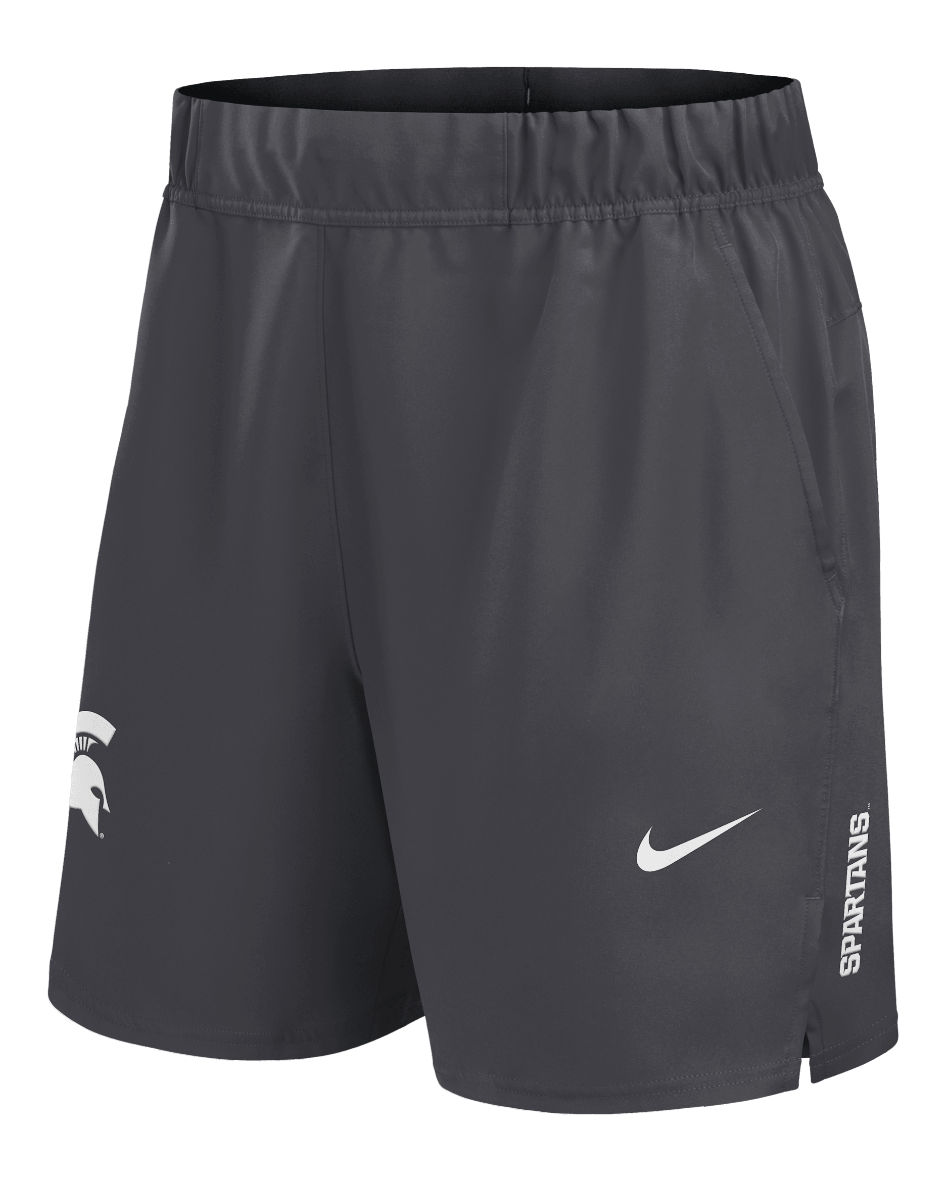 Michigan State Primetime Victory Primary Logo Men’s Nike Dri-FIT College Shorts - Charcoal