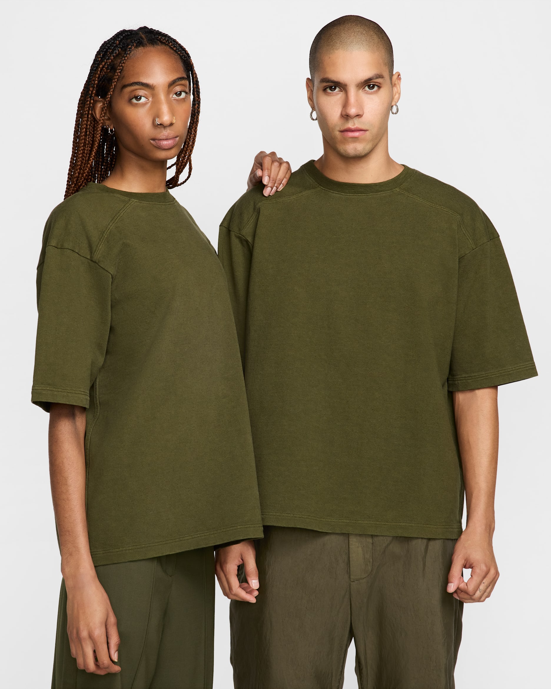 Nike Every Stitch Considered Garment Dyed Short-Sleeve T-Shirt - Sequoia