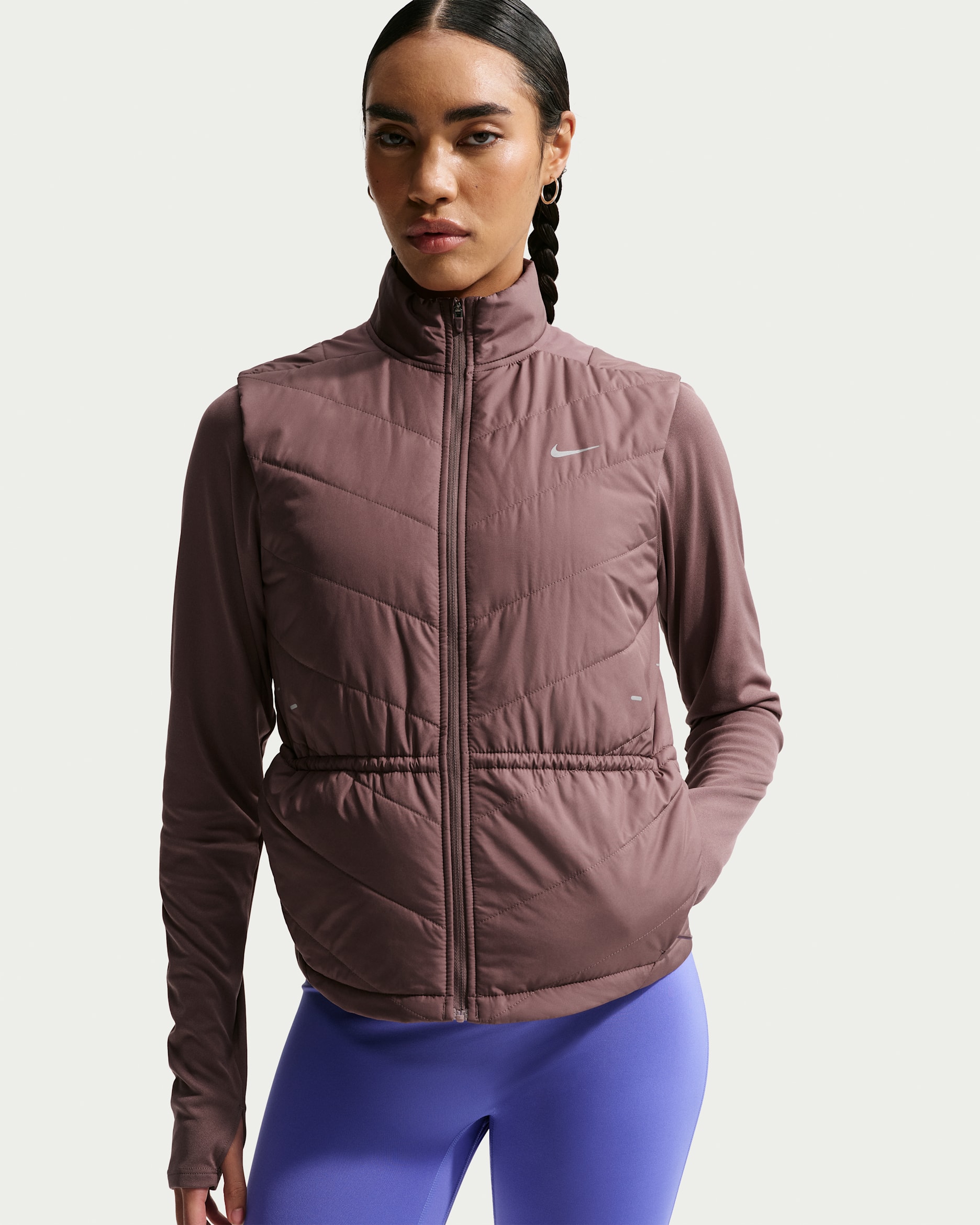 Nike Swift Therma-FIT Kadın Koşu Yeleği - Tattoo