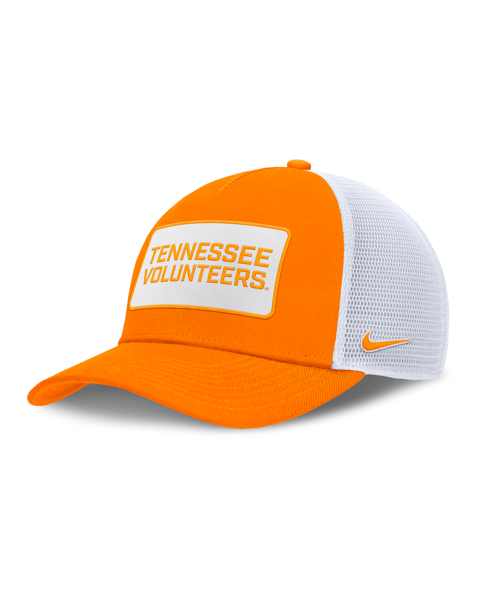 Tennessee Orange & White Funny Football Trucker Hat - Buck FAMA Embroidered Mesh Back, Adjustable, One Size - View #7