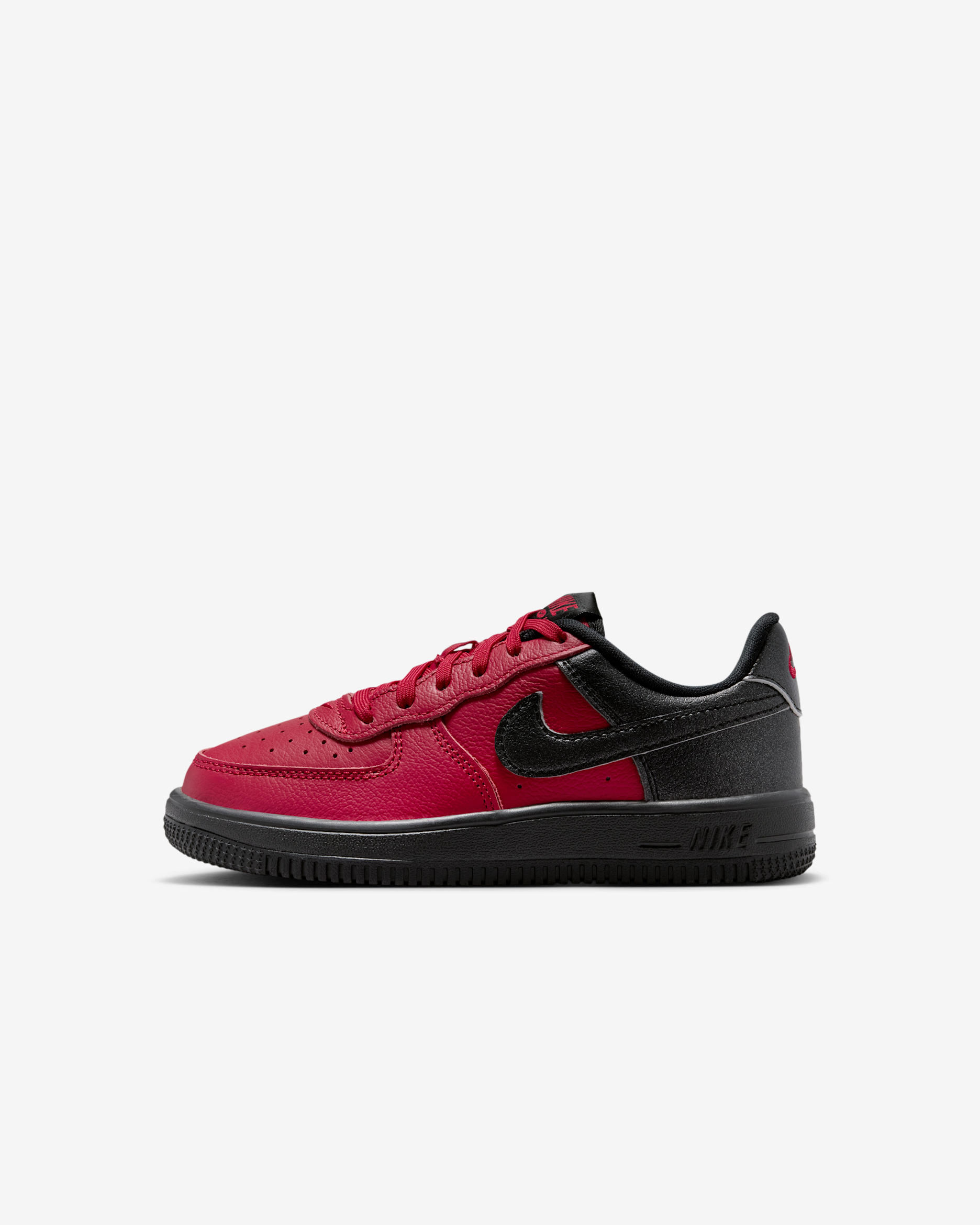 Nike Force 1 Low LV8 5 Little Kids' Shoes - Gym Red/Summit White/Black