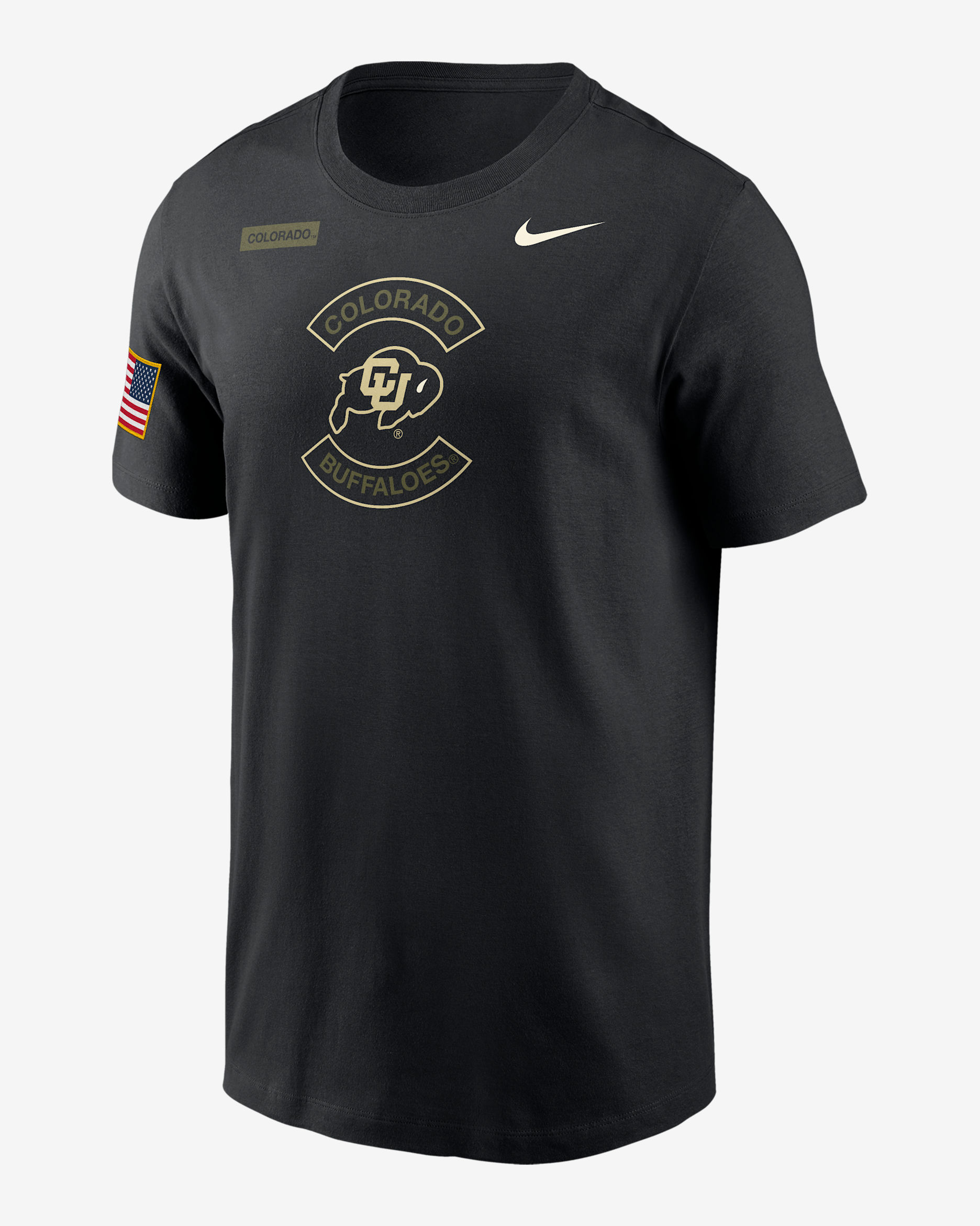 Colorado Buffaloes Team Issue Men's Nike Dri-FIT T-Shirt - Black