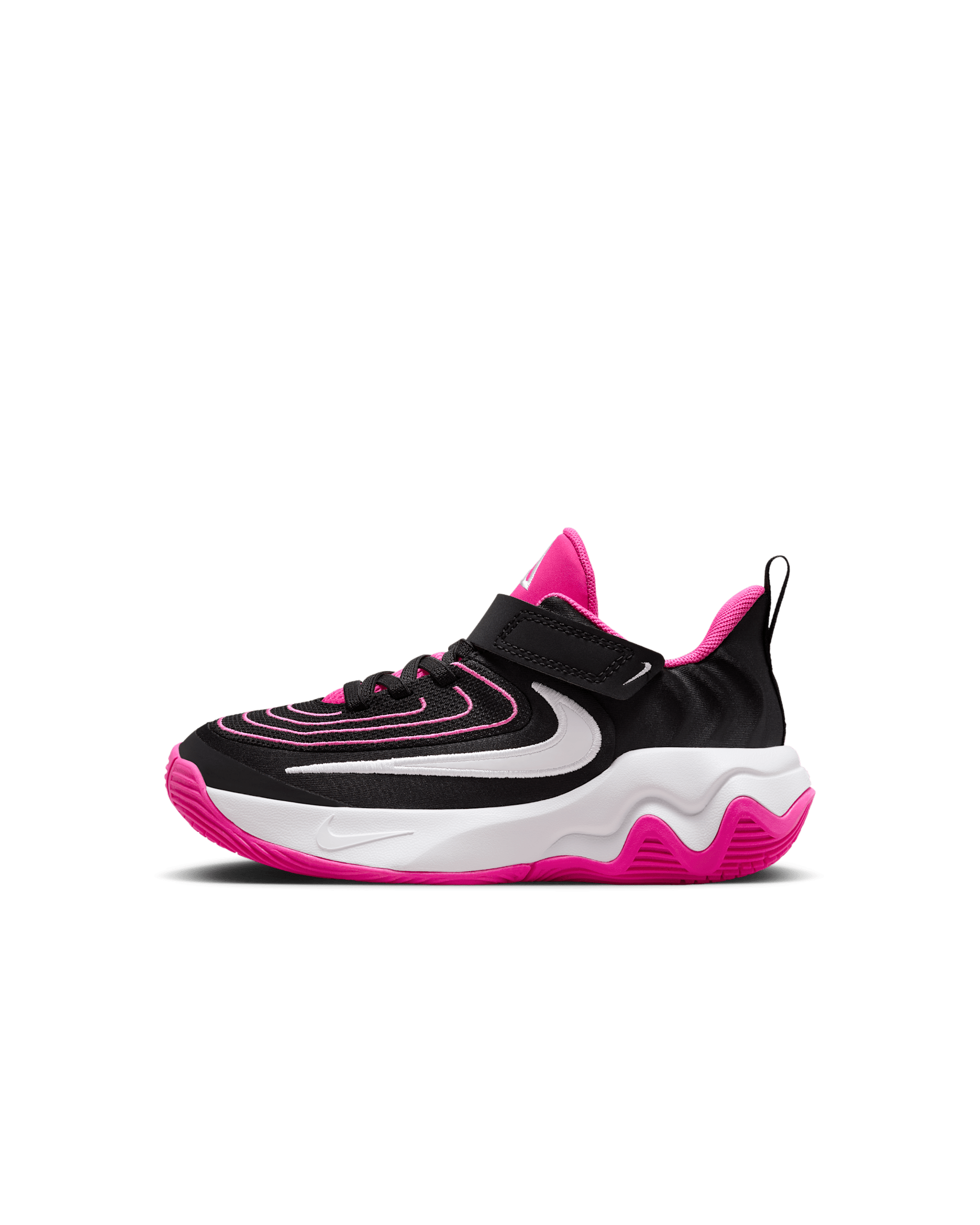 Giannis Immortality 4 Little Kids' Shoes - Black/Laser Fuchsia/White
